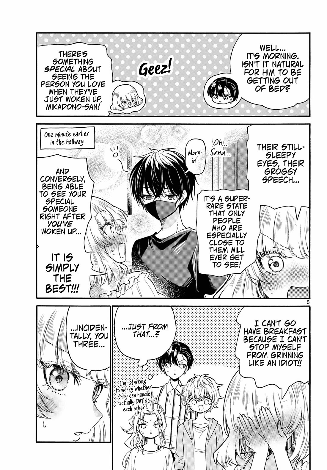 Mikadono Sanshimai wa Angai, Choroi chapter 109 page 5