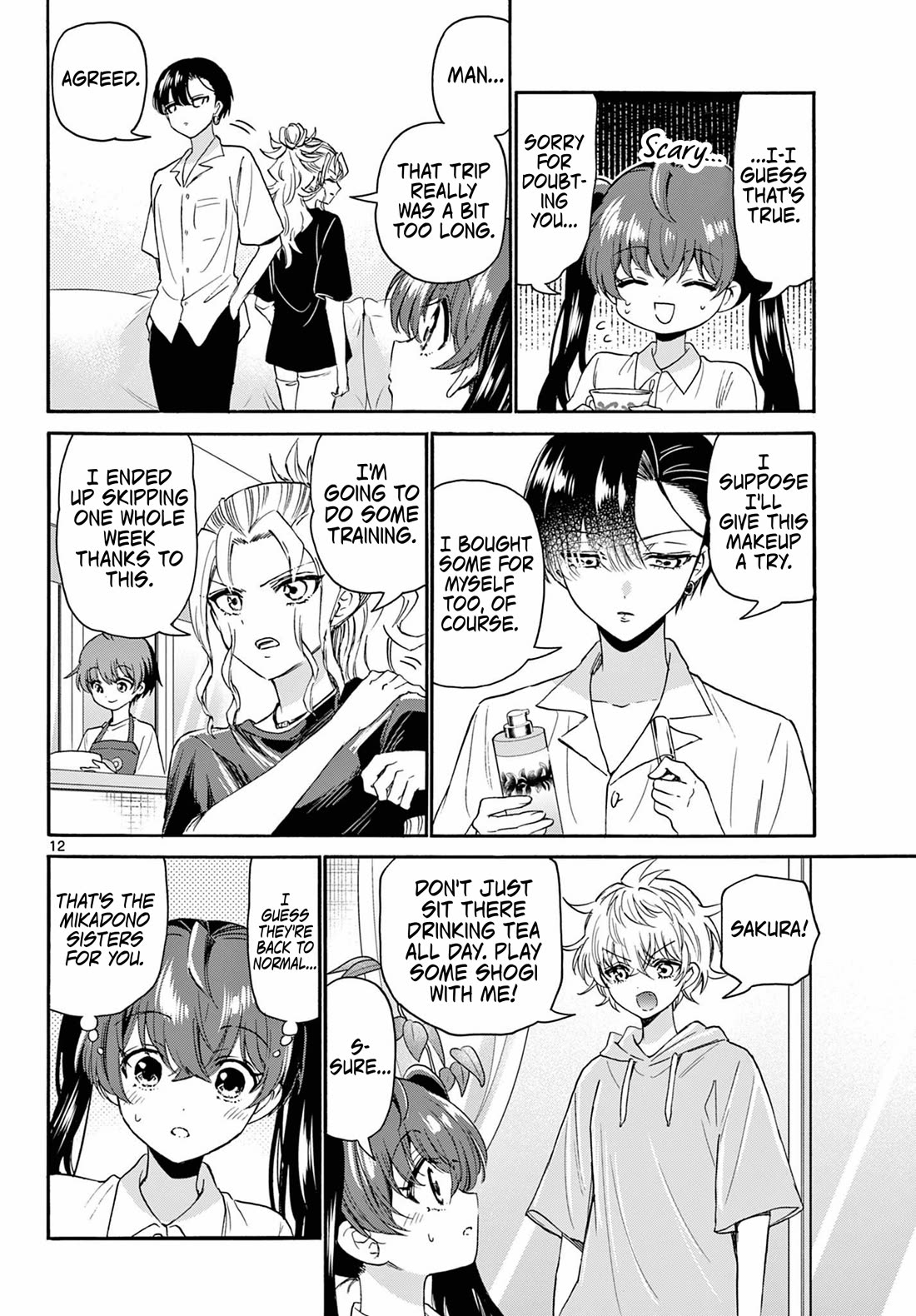 Mikadono Sanshimai wa Angai, Choroi chapter 110 page 12