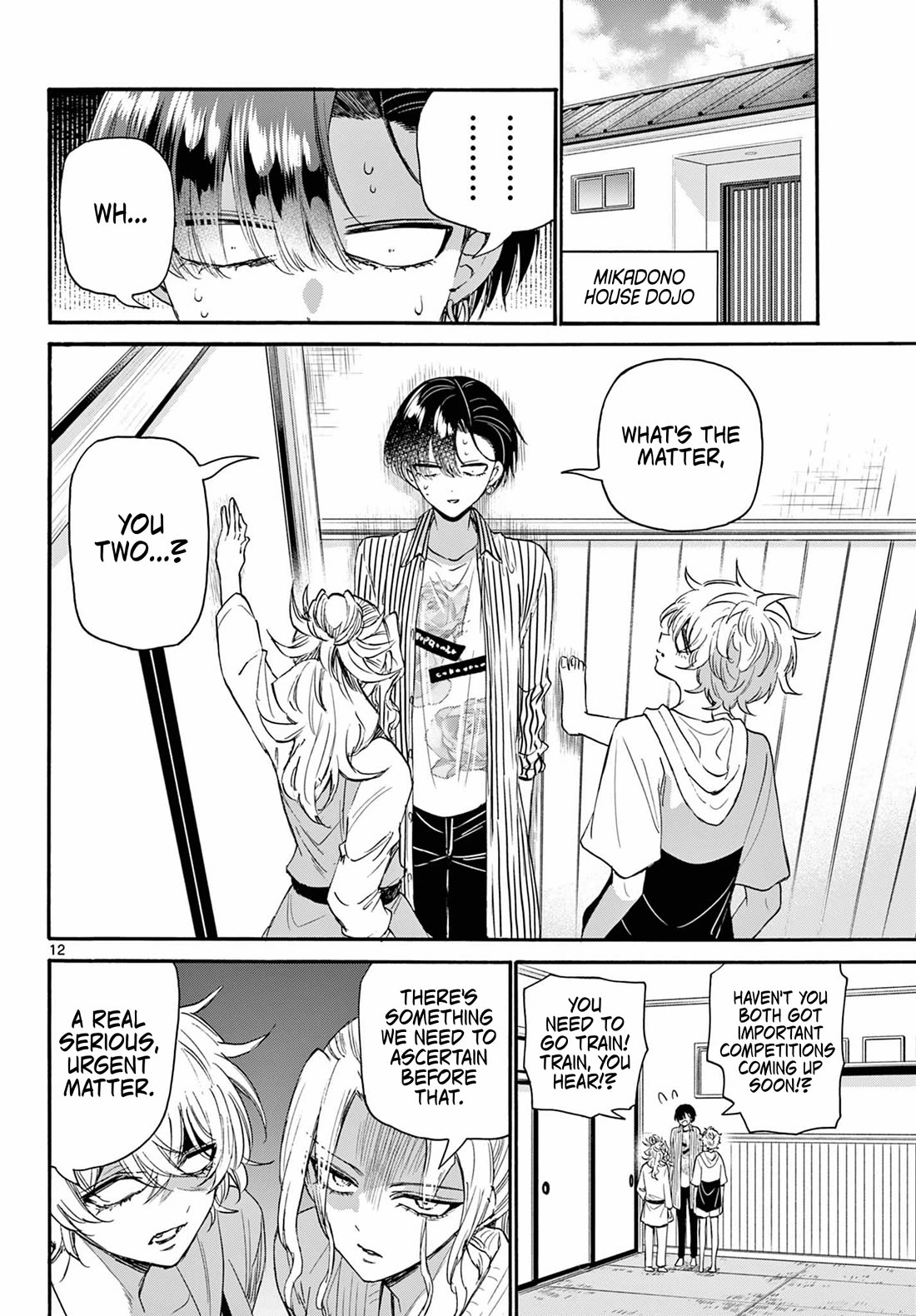 Mikadono Sanshimai wa Angai, Choroi chapter 112 page 12