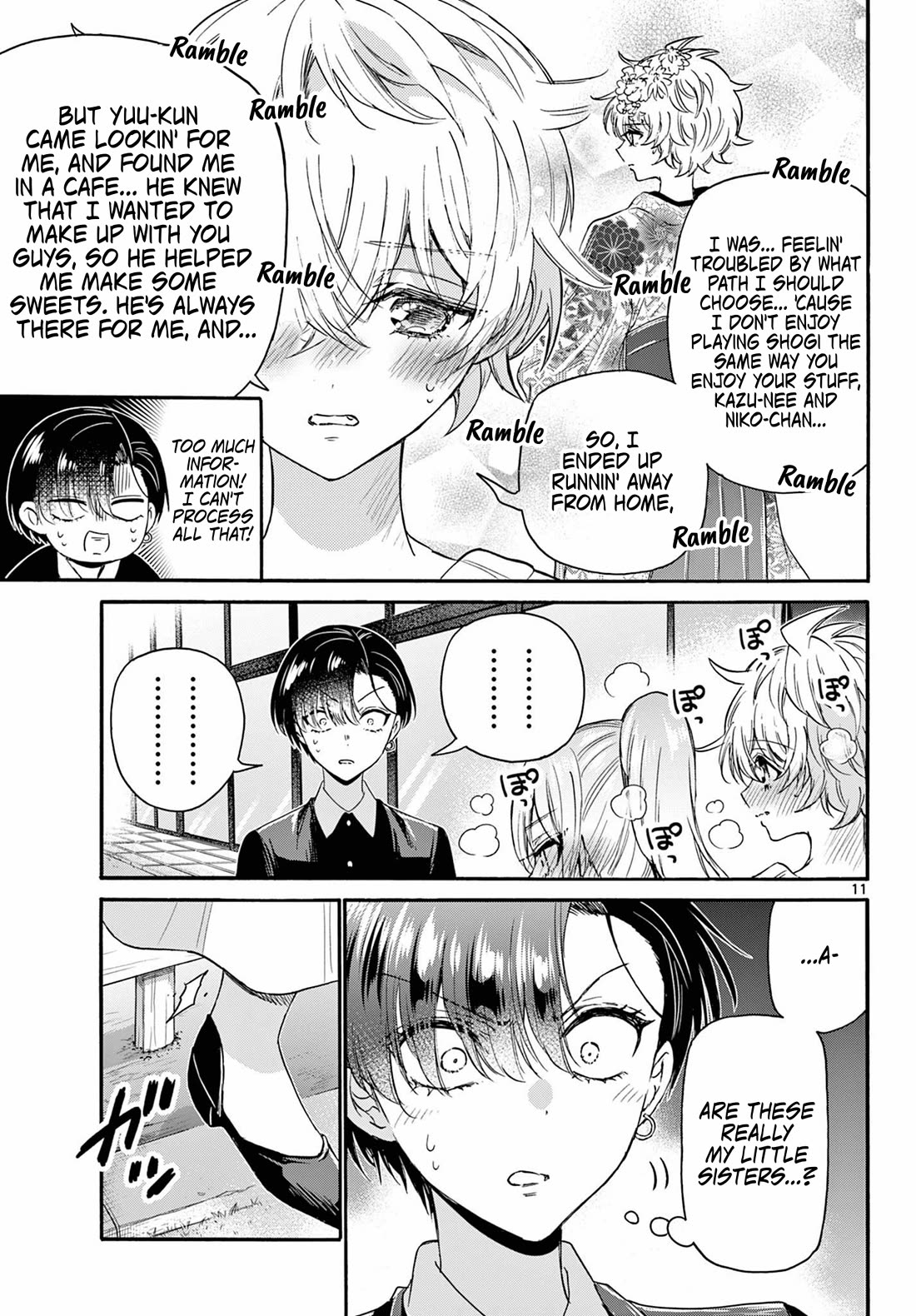 Mikadono Sanshimai wa Angai, Choroi chapter 115 page 11