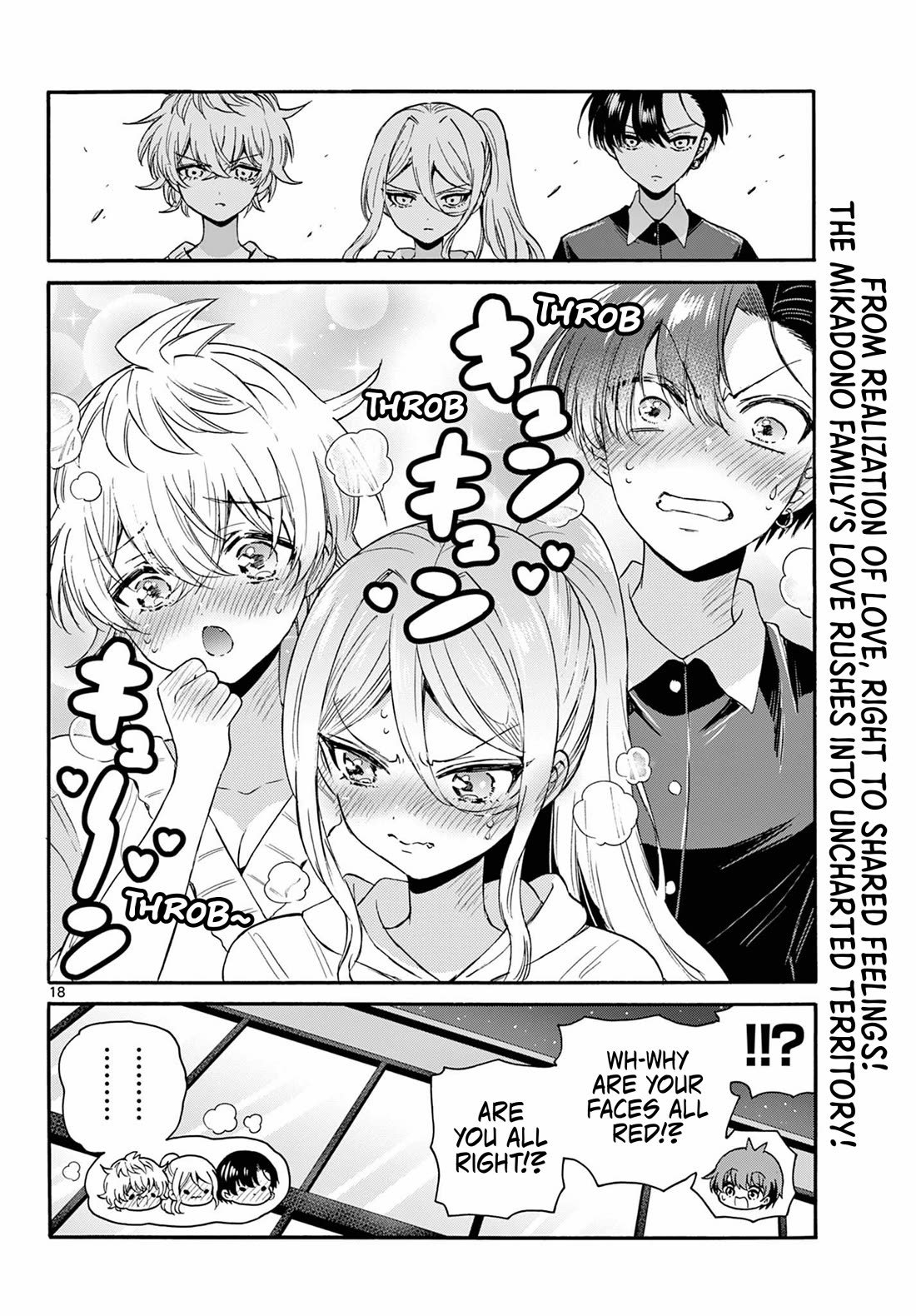 Mikadono Sanshimai wa Angai, Choroi chapter 115 page 18