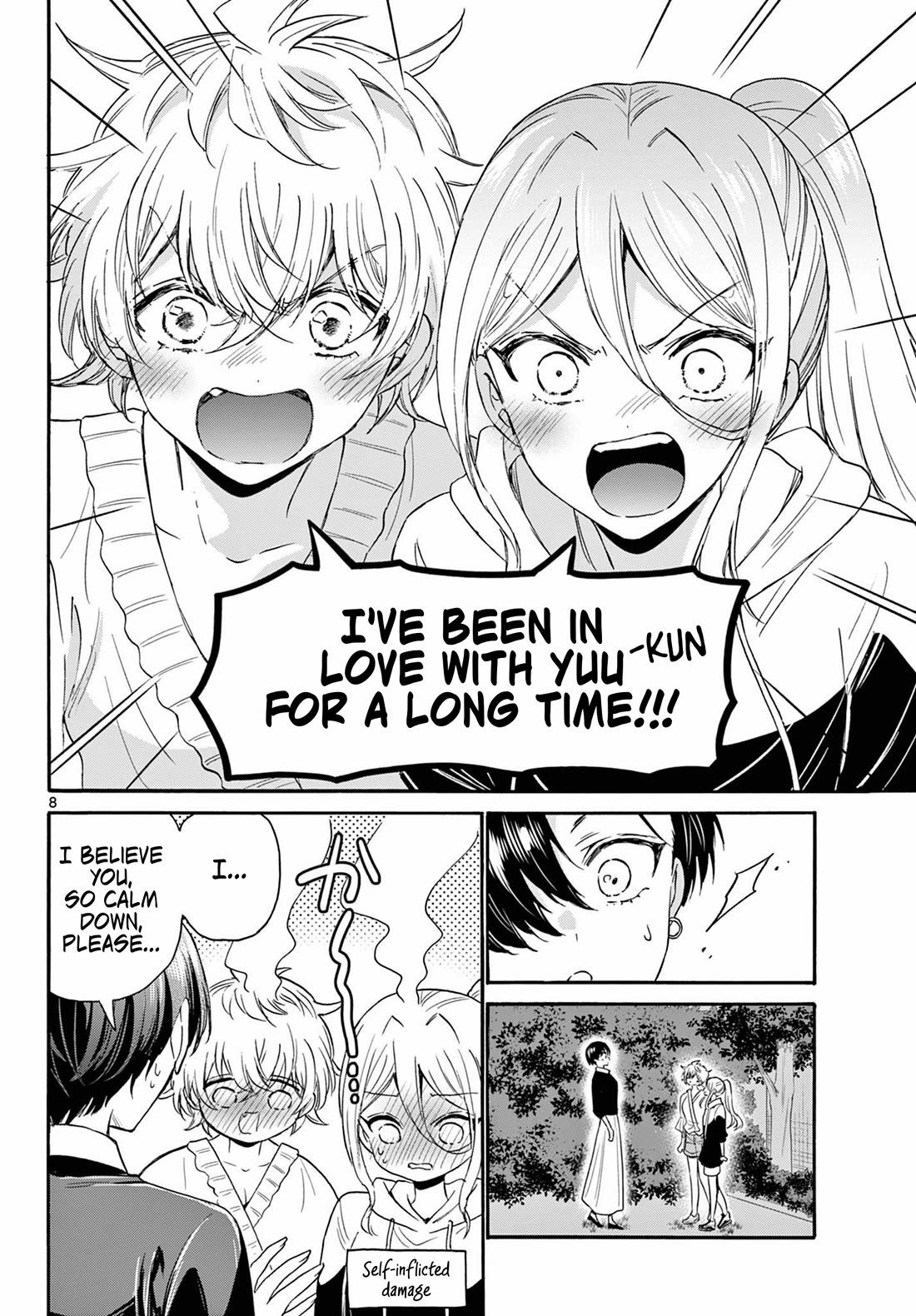 Mikadono Sanshimai wa Angai, Choroi chapter 115 page 8