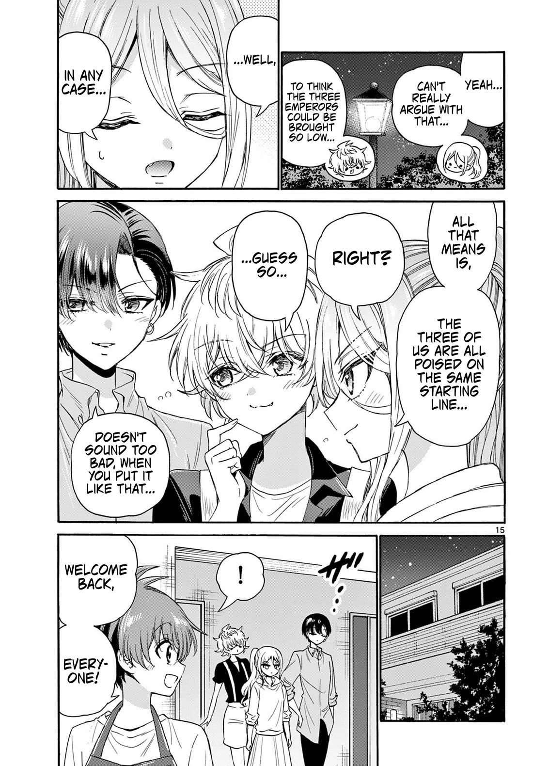 Mikadono Sanshimai wa Angai, Choroi chapter 118 page 15