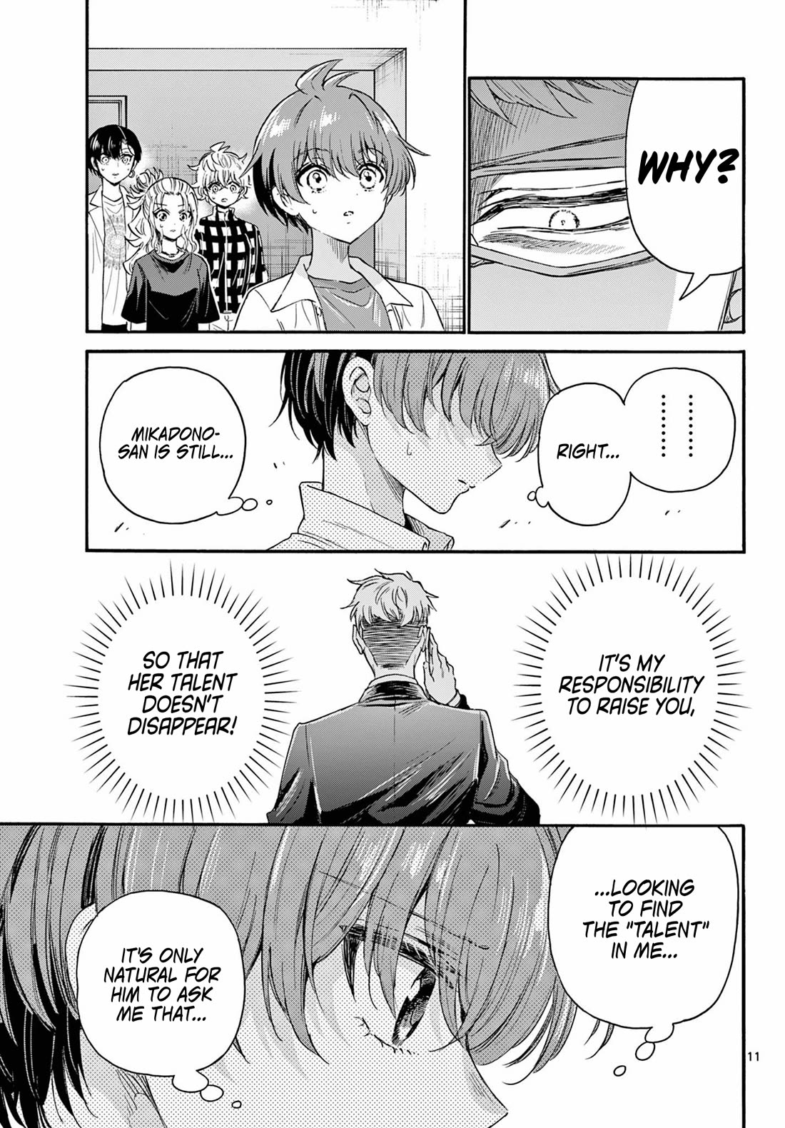 Mikadono Sanshimai wa Angai, Choroi chapter 122 page 11