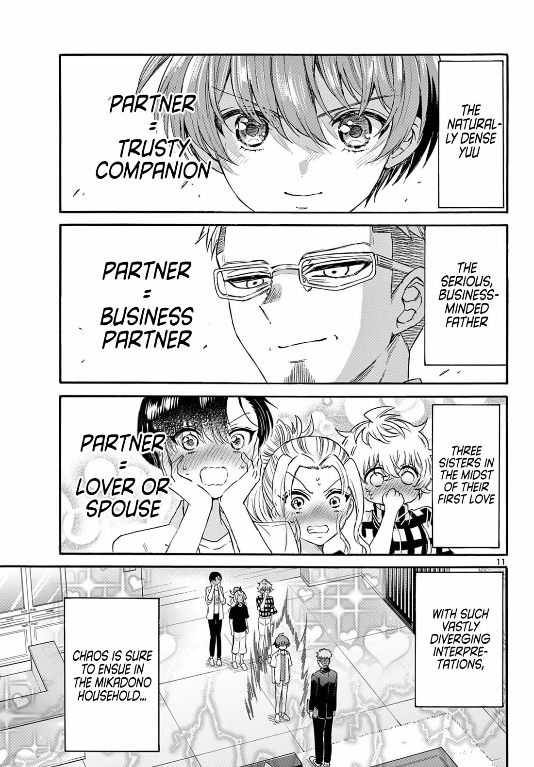 Mikadono Sanshimai wa Angai, Choroi chapter 123 page 11