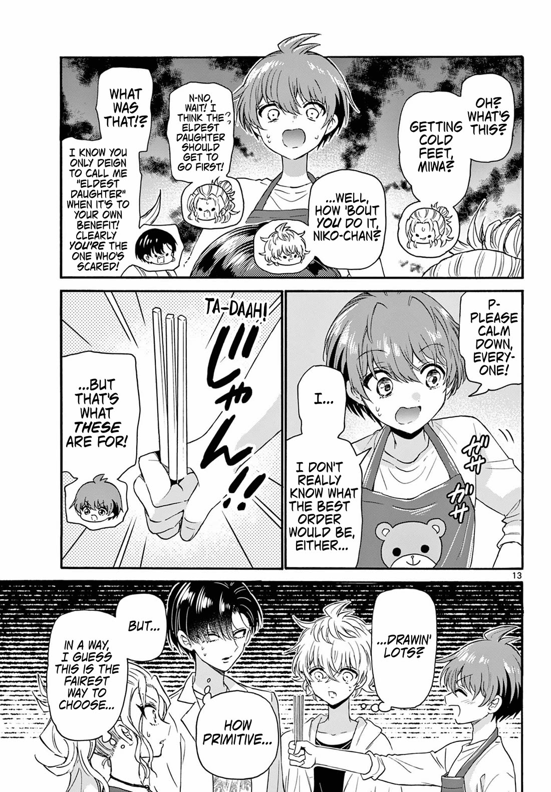 Mikadono Sanshimai wa Angai, Choroi chapter 128 page 13