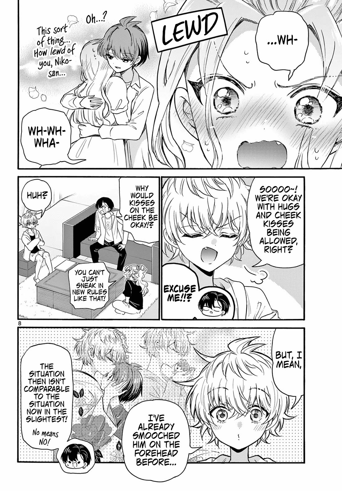 Mikadono Sanshimai wa Angai, Choroi chapter 128 page 8