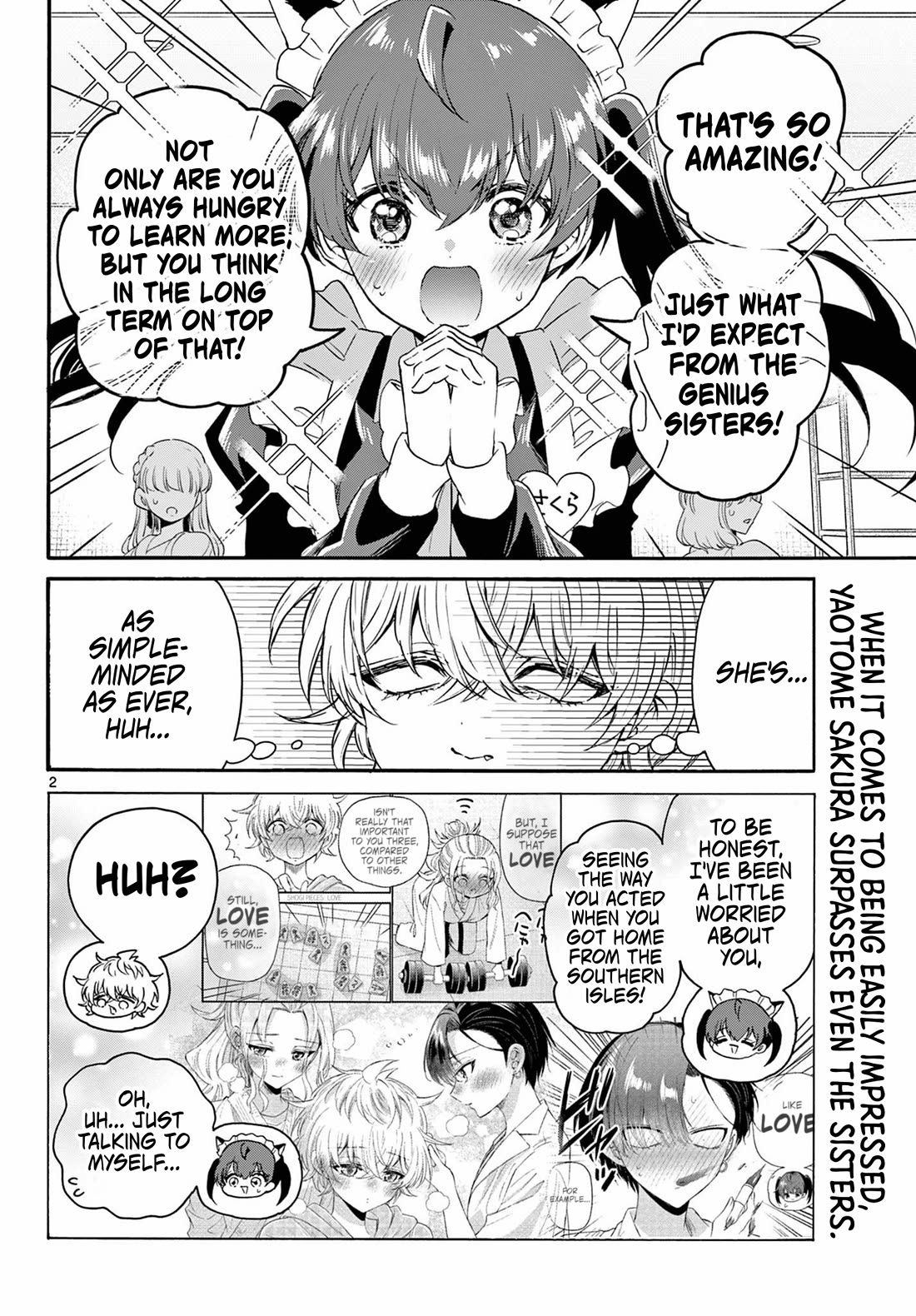 Mikadono Sanshimai wa Angai, Choroi chapter 135 page 2