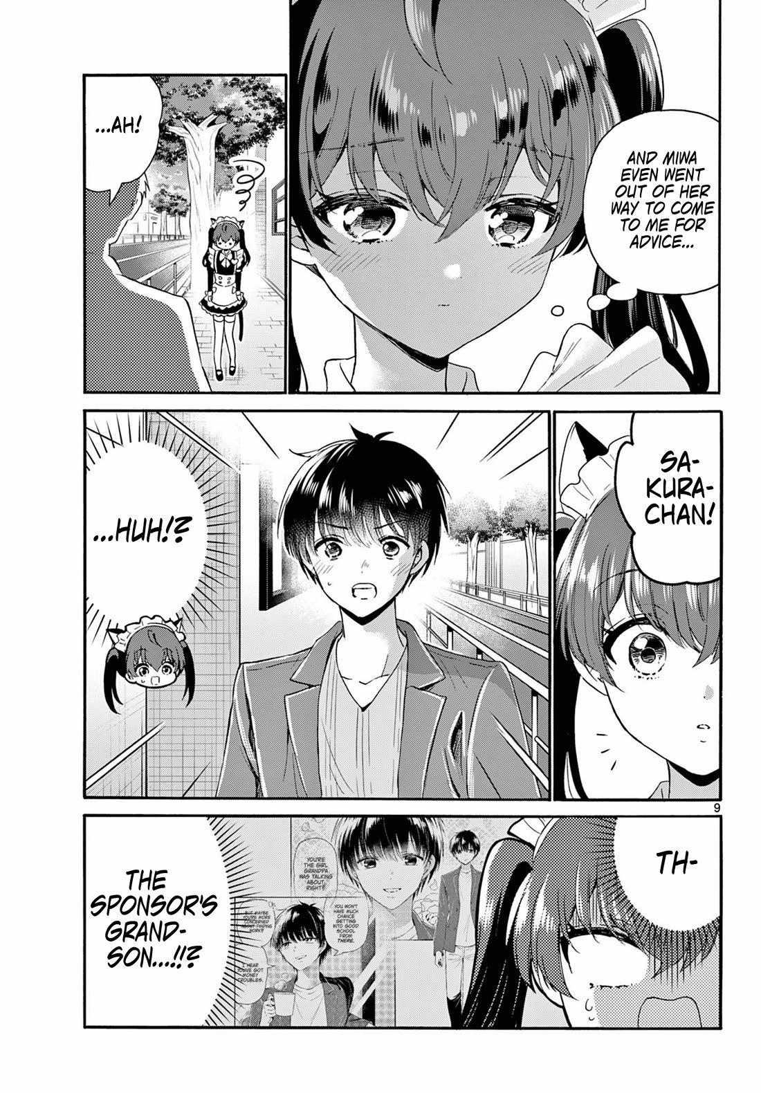 Mikadono Sanshimai wa Angai, Choroi chapter 135 page 9