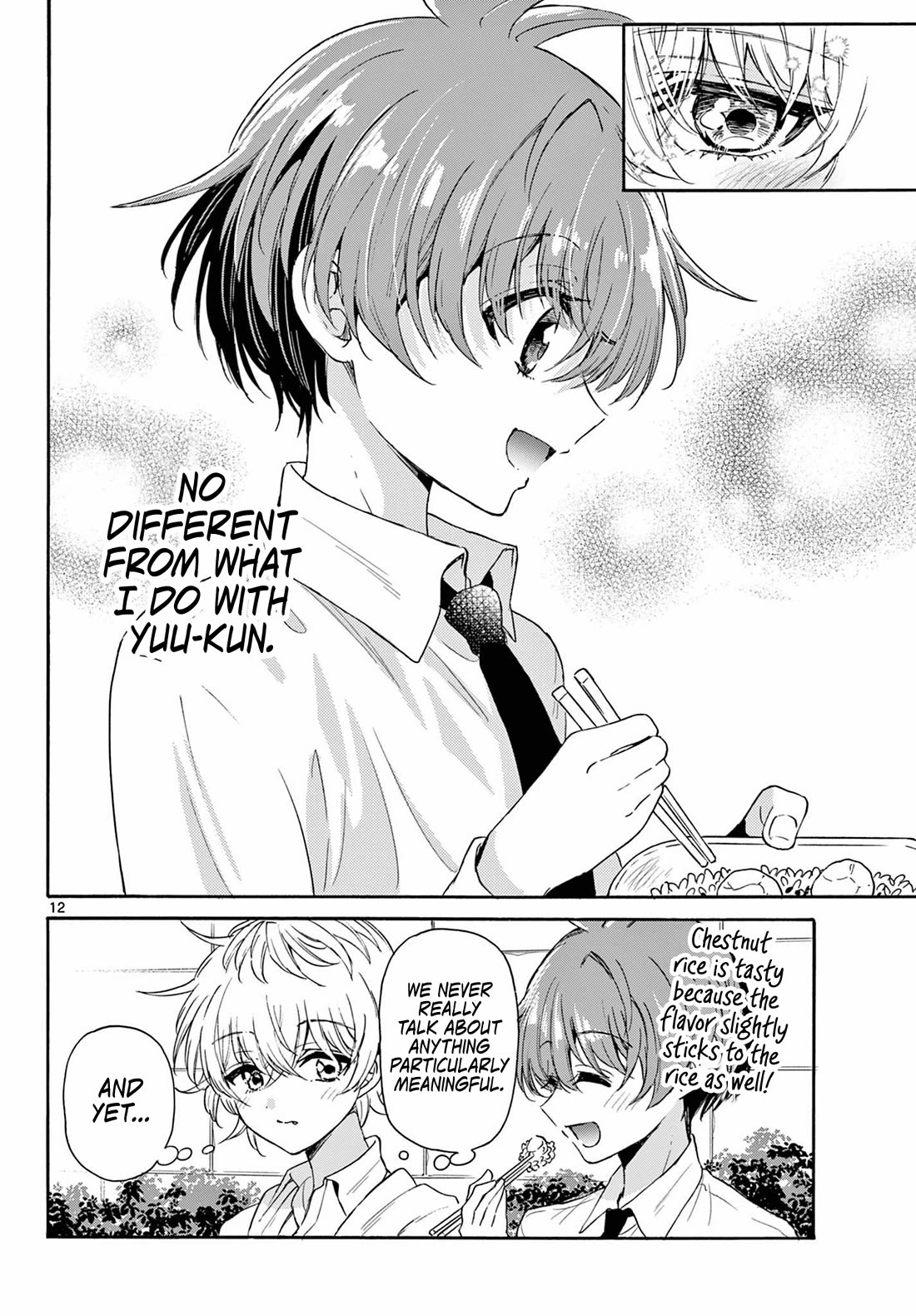 Mikadono Sanshimai wa Angai, Choroi chapter 136 page 12