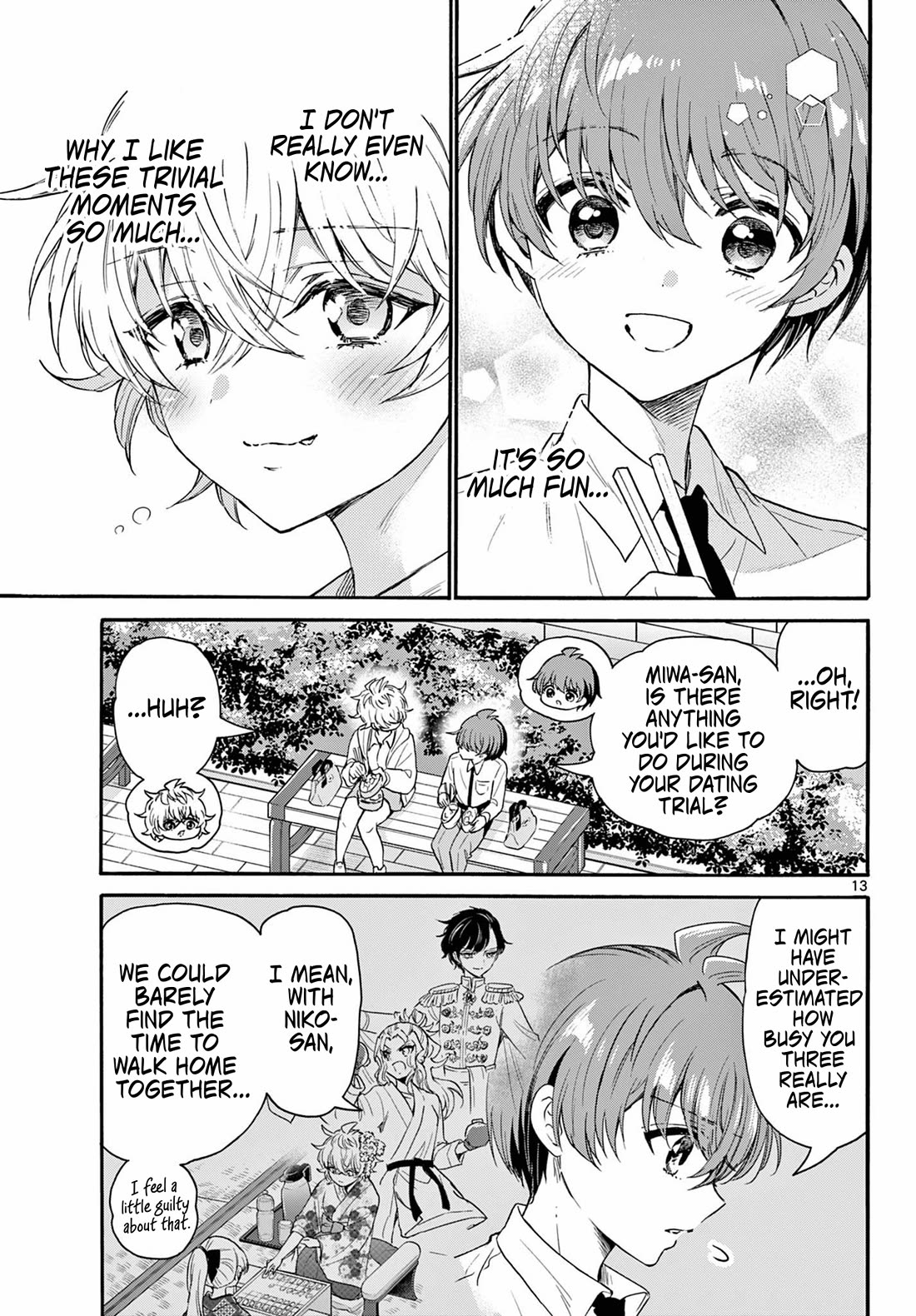 Mikadono Sanshimai wa Angai, Choroi chapter 136 page 13