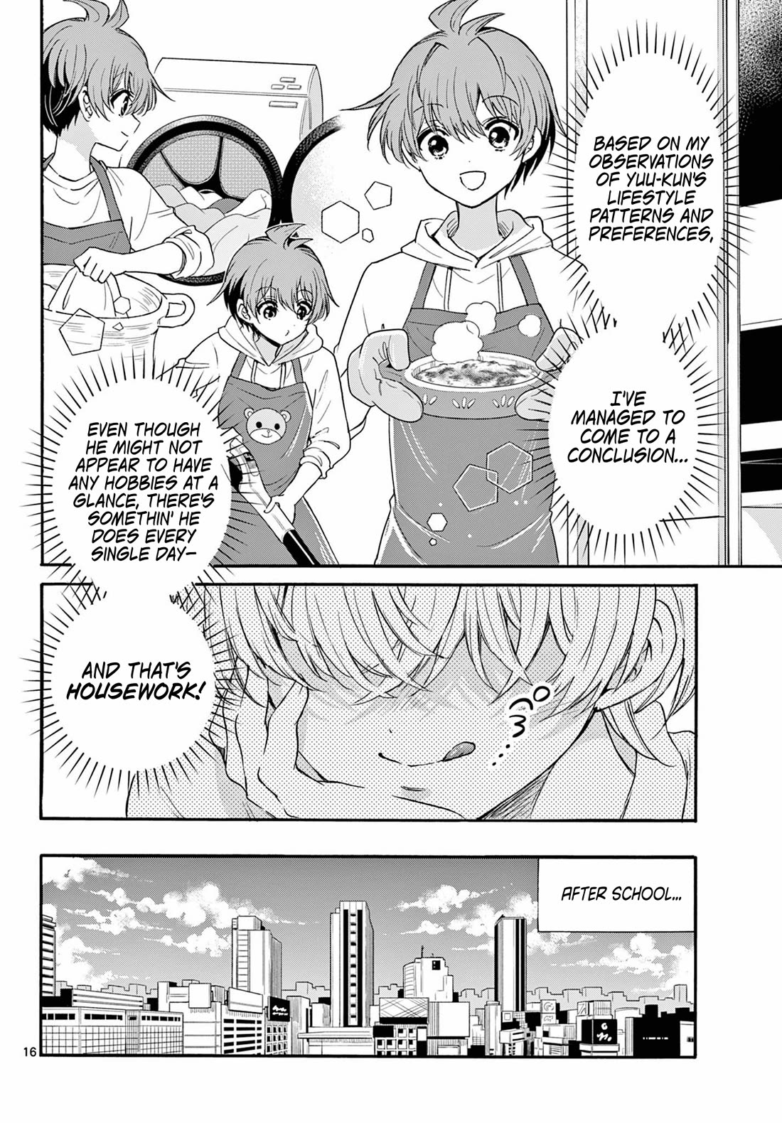 Mikadono Sanshimai wa Angai, Choroi chapter 136 page 16