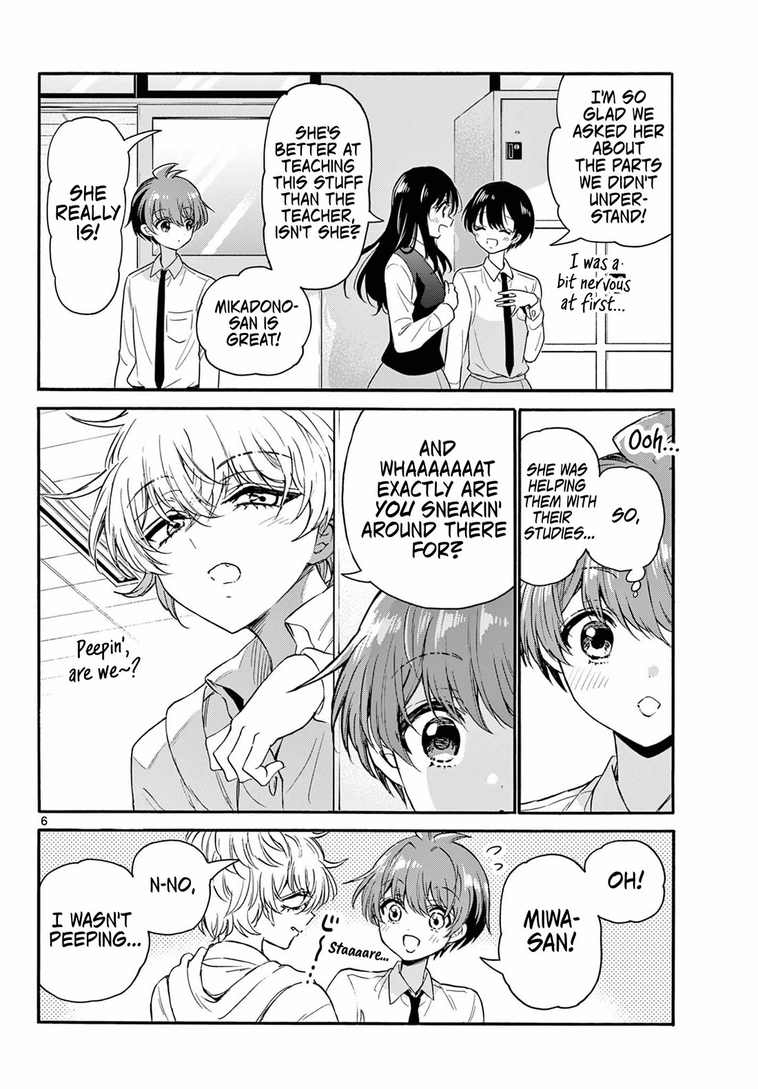 Mikadono Sanshimai wa Angai, Choroi chapter 136 page 6