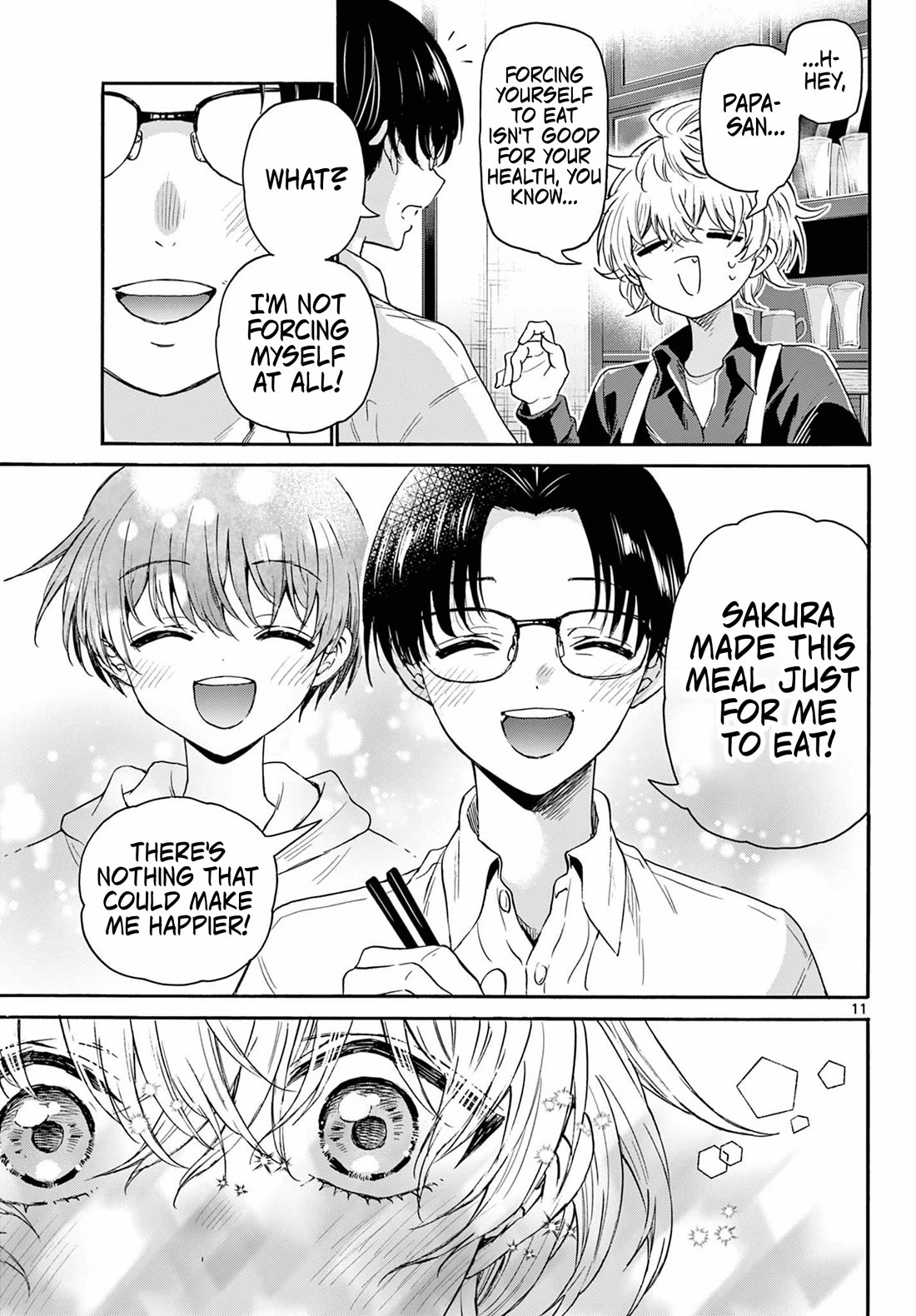 Mikadono Sanshimai wa Angai, Choroi chapter 138 page 11