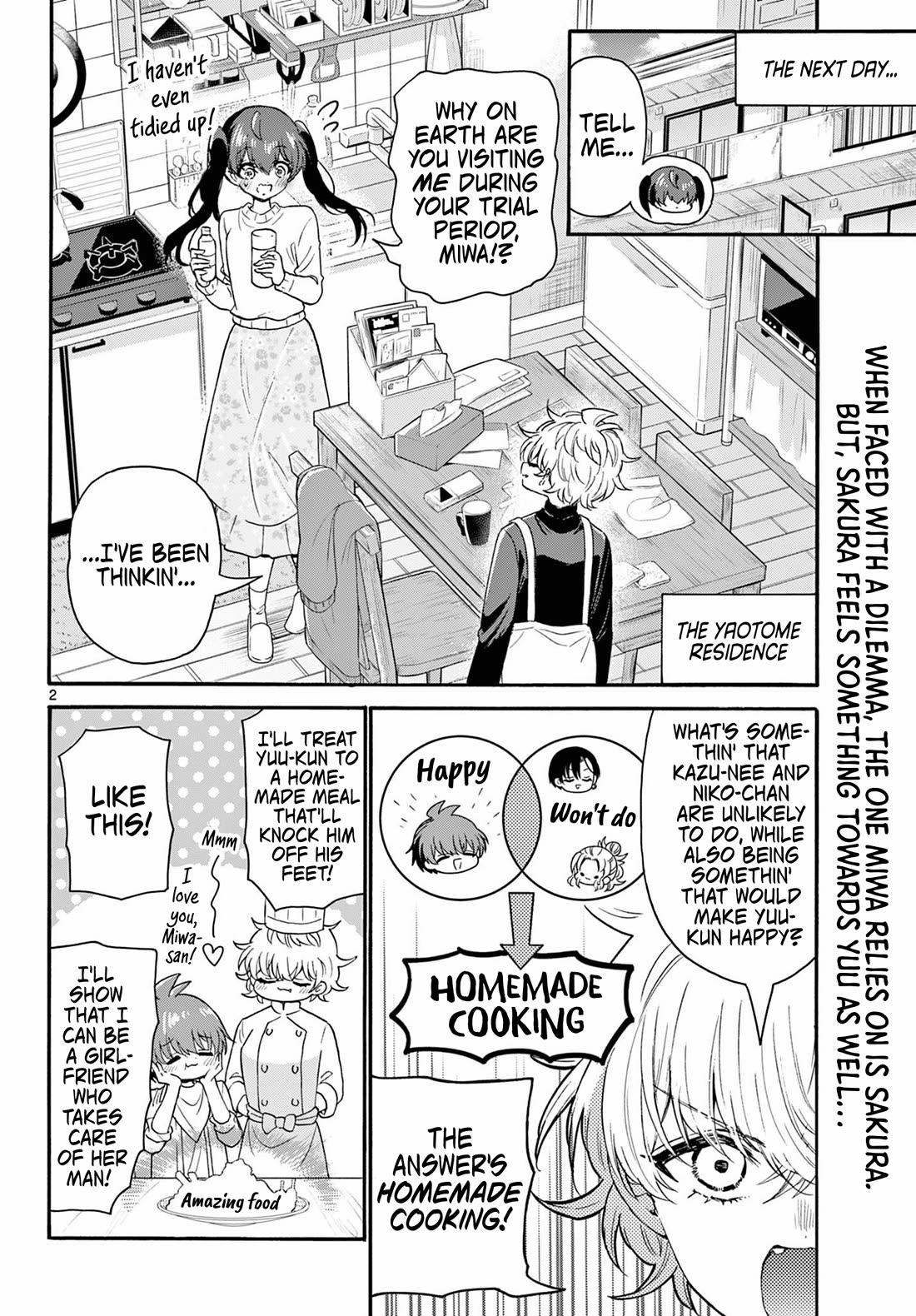 Mikadono Sanshimai wa Angai, Choroi chapter 138 page 2