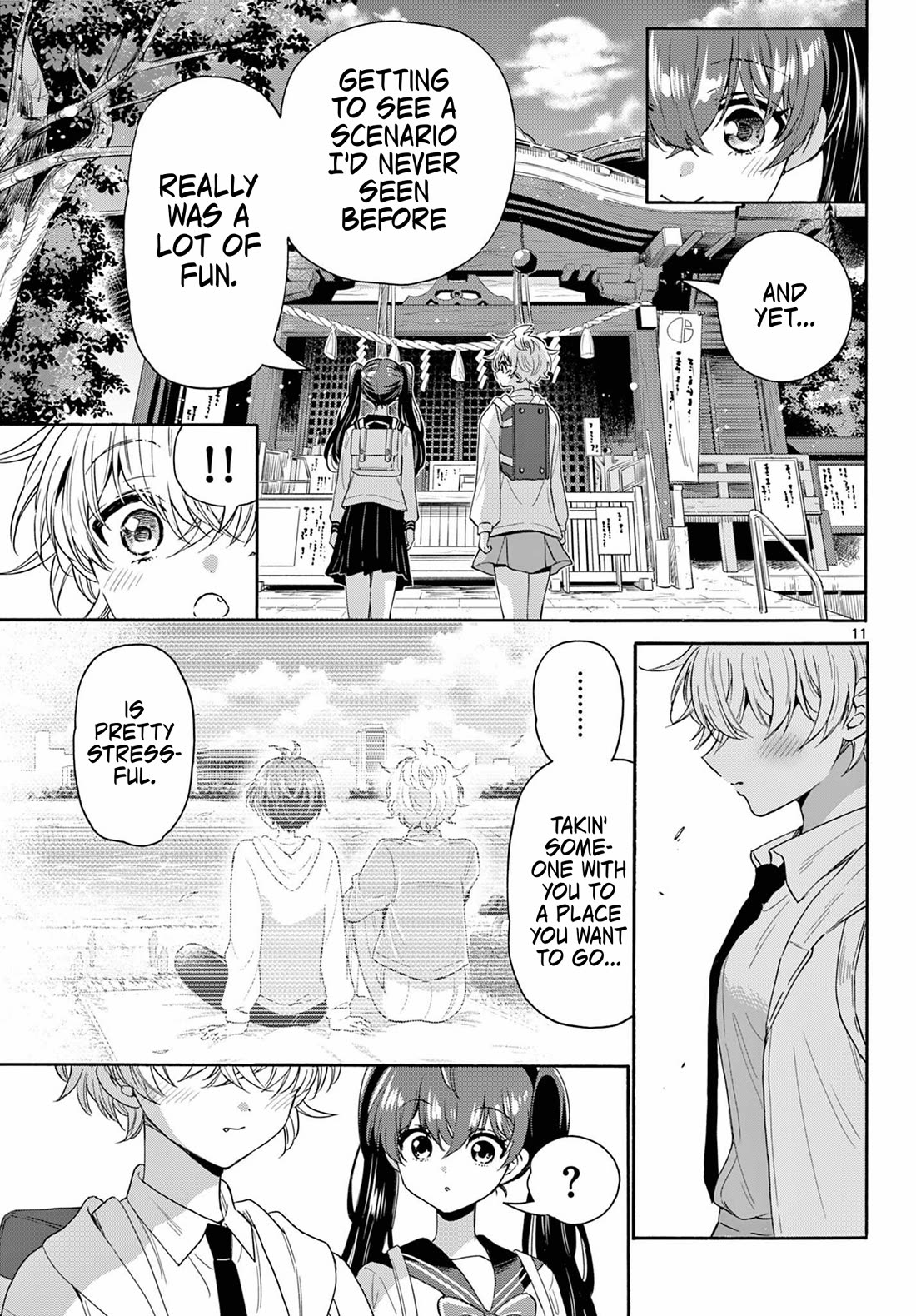 Mikadono Sanshimai wa Angai, Choroi chapter 140 page 11