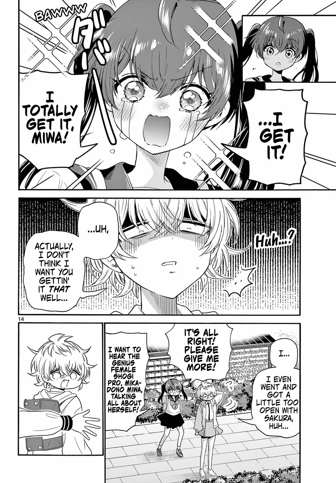 Mikadono Sanshimai wa Angai, Choroi chapter 140 page 14