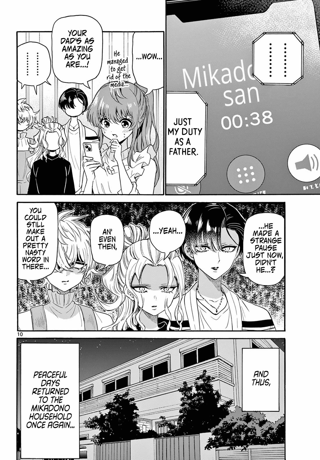 Mikadono Sanshimai wa Angai, Choroi chapter 142 page 10