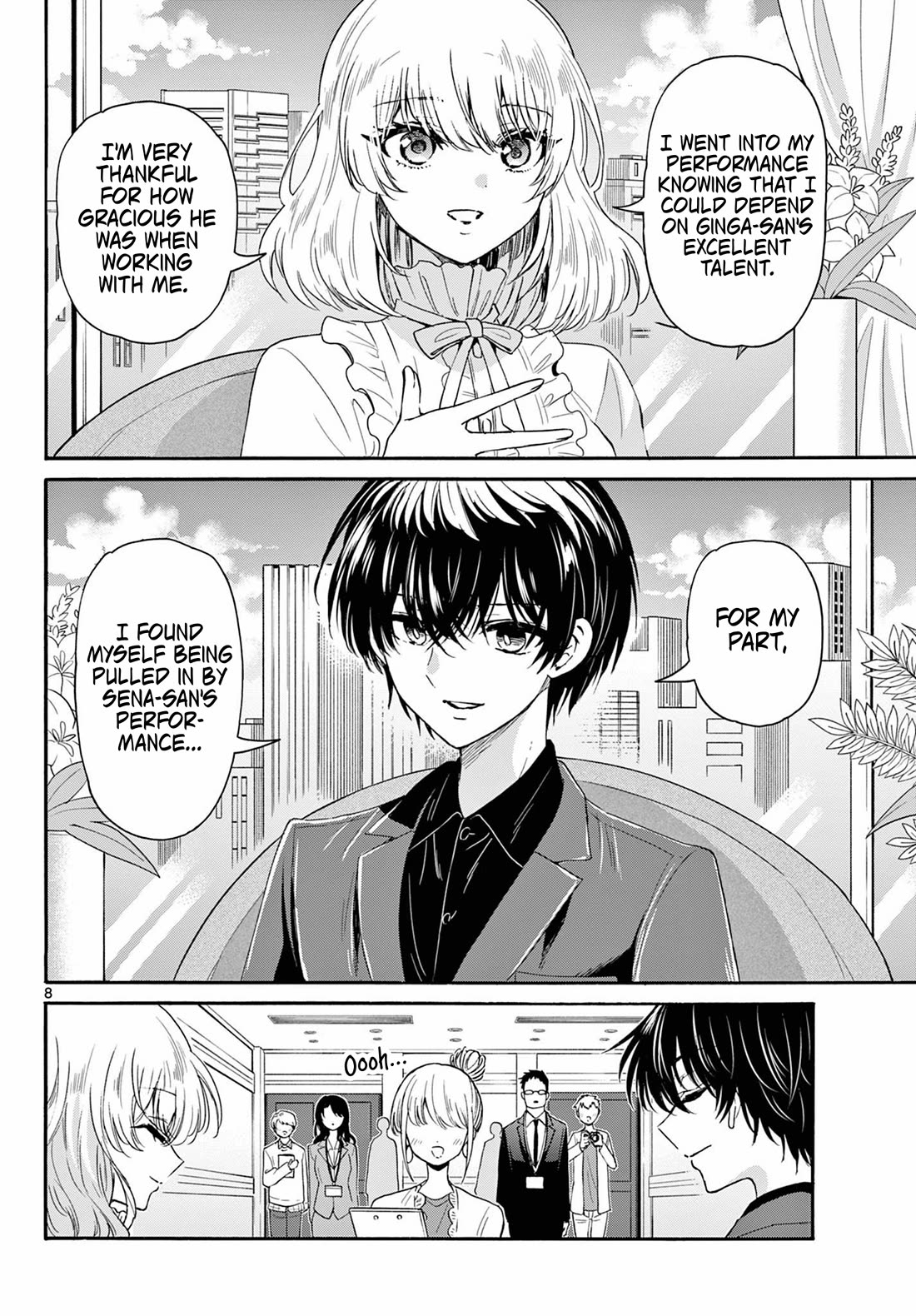 Mikadono Sanshimai wa Angai, Choroi chapter 143 page 8