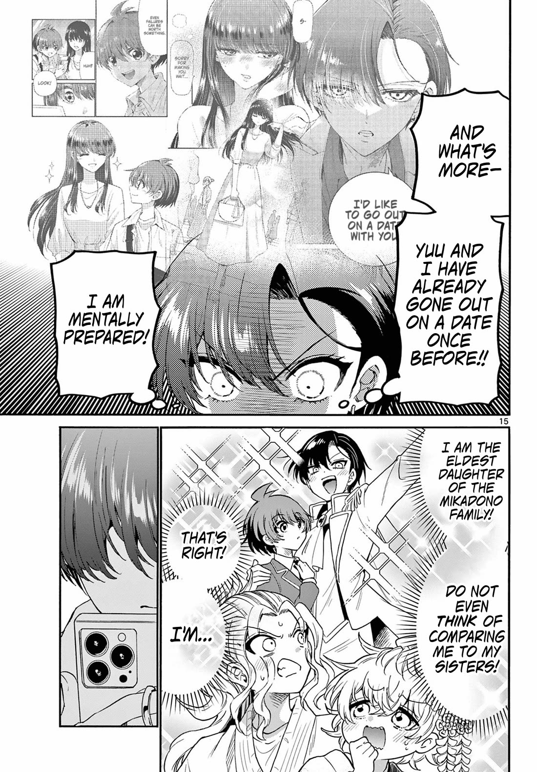 Mikadono Sanshimai wa Angai, Choroi chapter 146 page 15