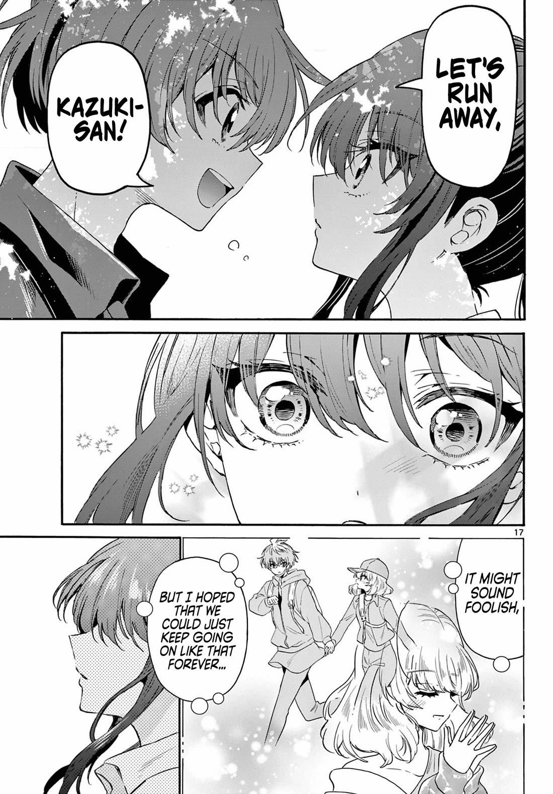 Mikadono Sanshimai wa Angai, Choroi chapter 147 page 17