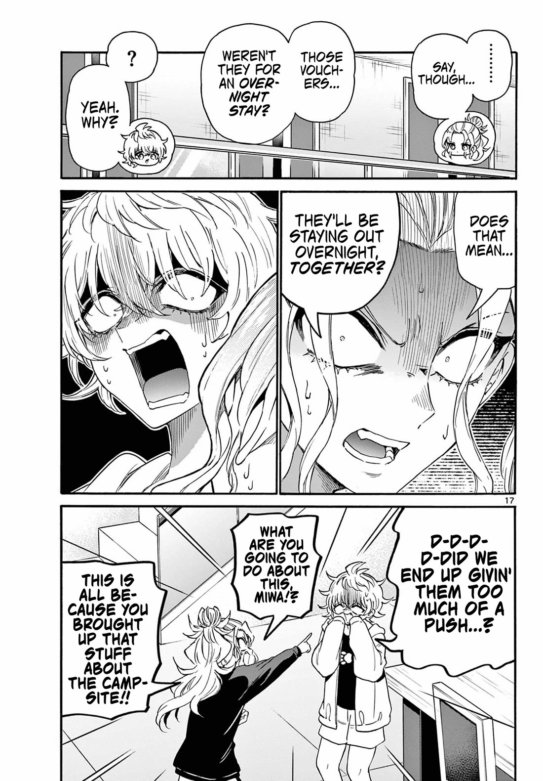 Mikadono Sanshimai wa Angai, Choroi chapter 149 page 17