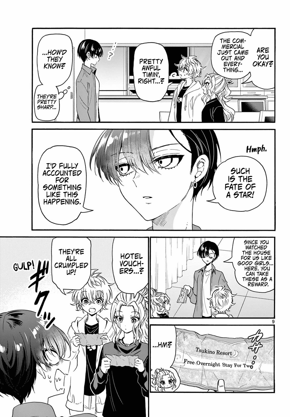 Mikadono Sanshimai wa Angai, Choroi chapter 149 page 9