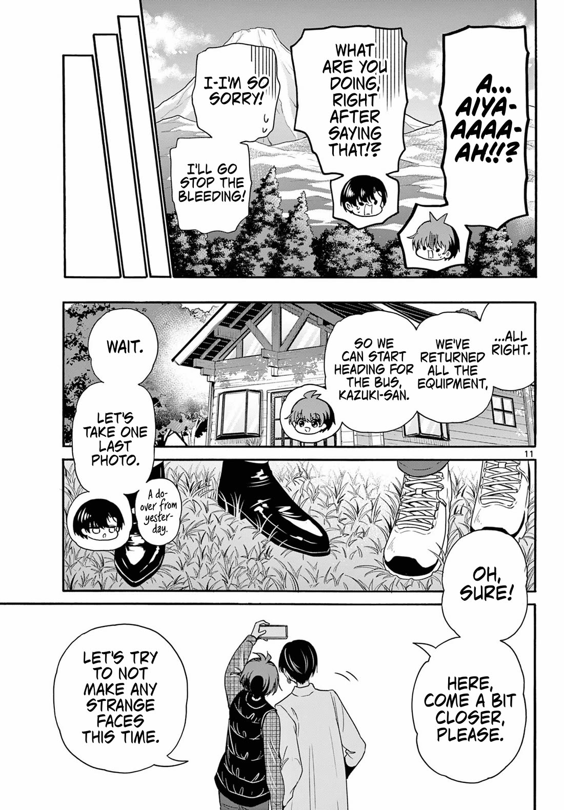 Mikadono Sanshimai wa Angai, Choroi chapter 153 page 11