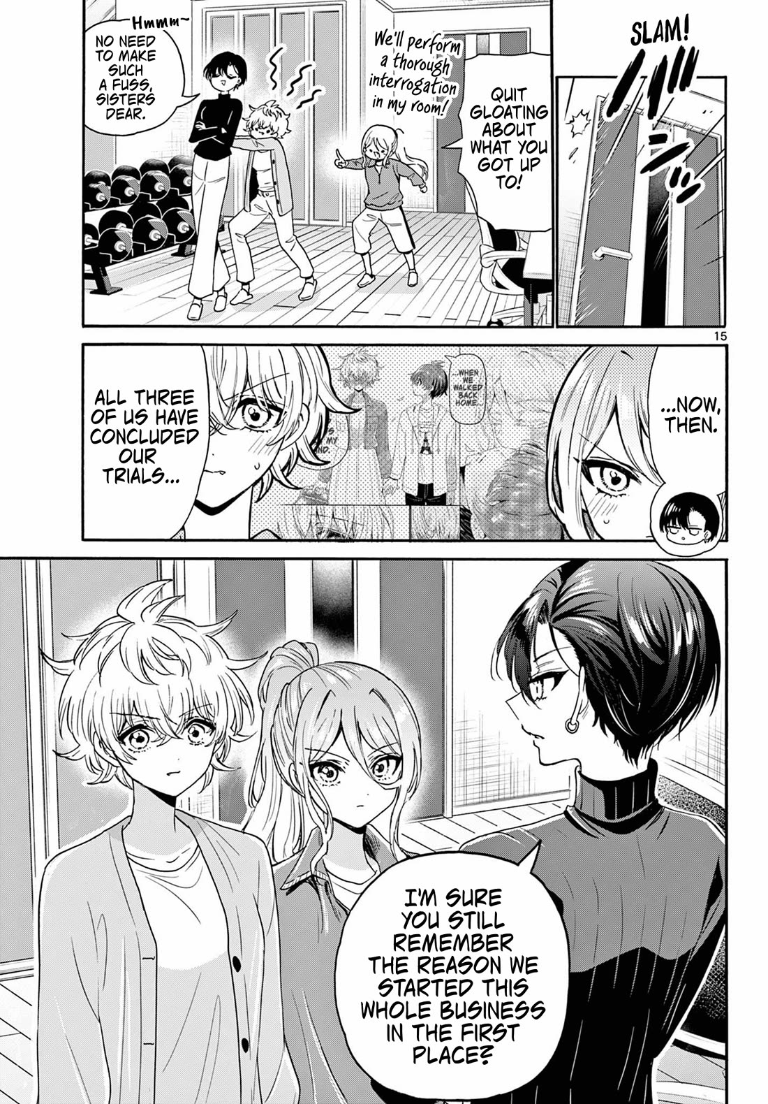 Mikadono Sanshimai wa Angai, Choroi chapter 153 page 15