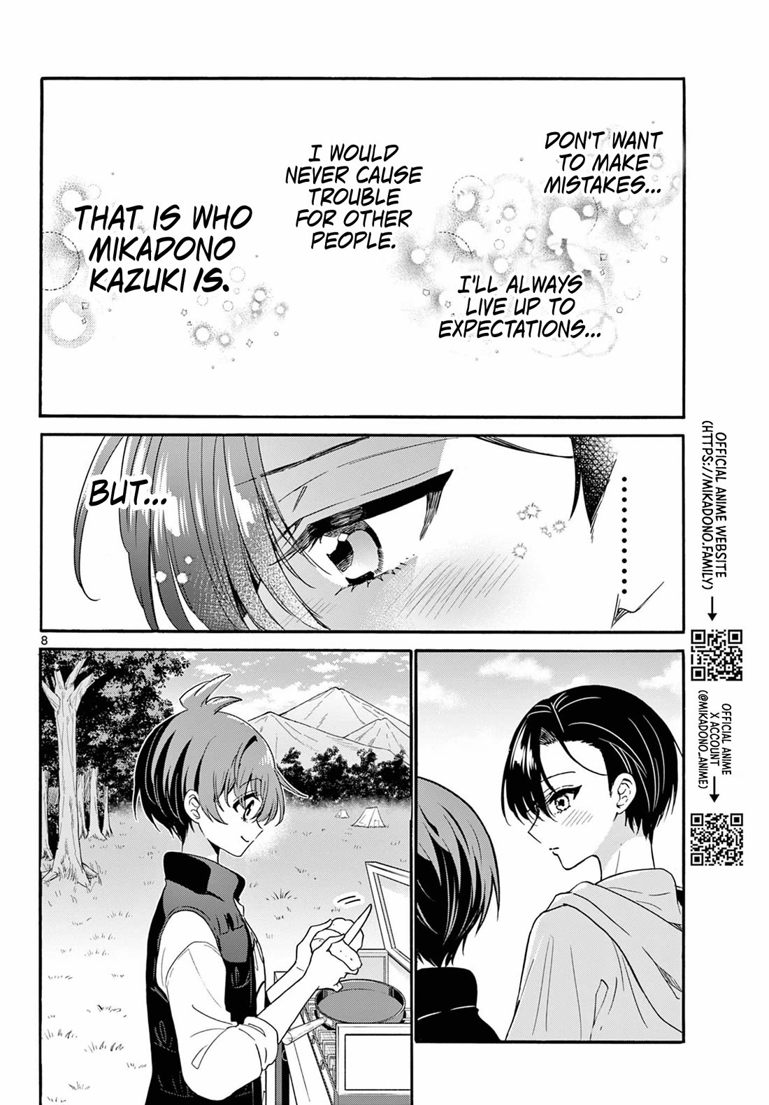 Mikadono Sanshimai wa Angai, Choroi chapter 153 page 8