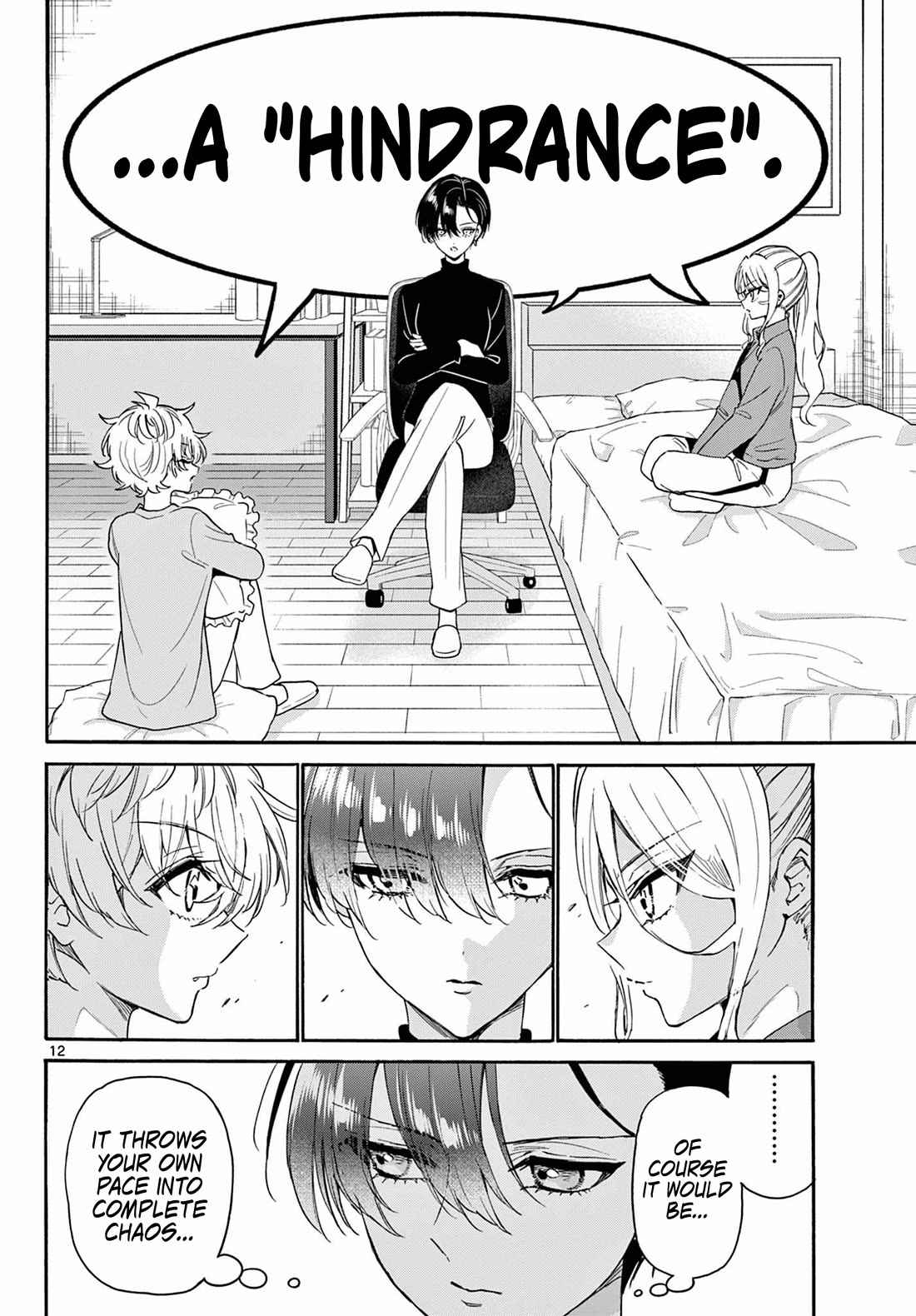 Mikadono Sanshimai wa Angai, Choroi chapter 154 page 12