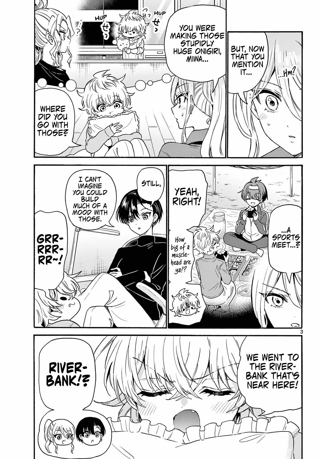 Mikadono Sanshimai wa Angai, Choroi chapter 154 page 3