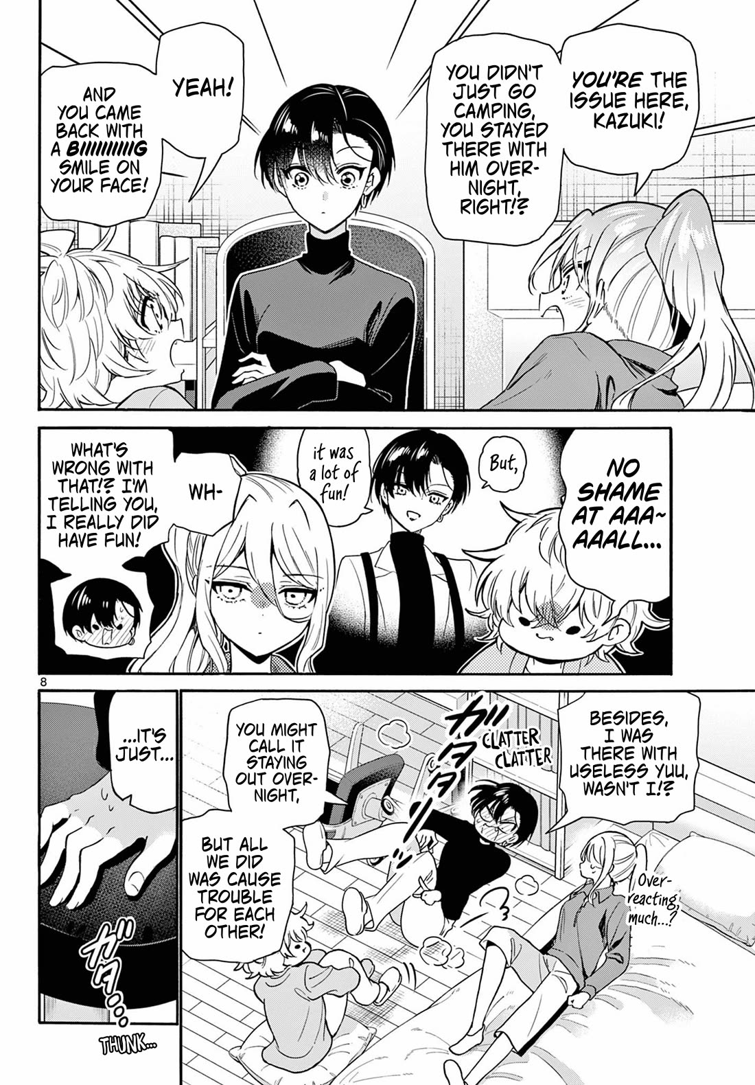 Mikadono Sanshimai wa Angai, Choroi chapter 154 page 8