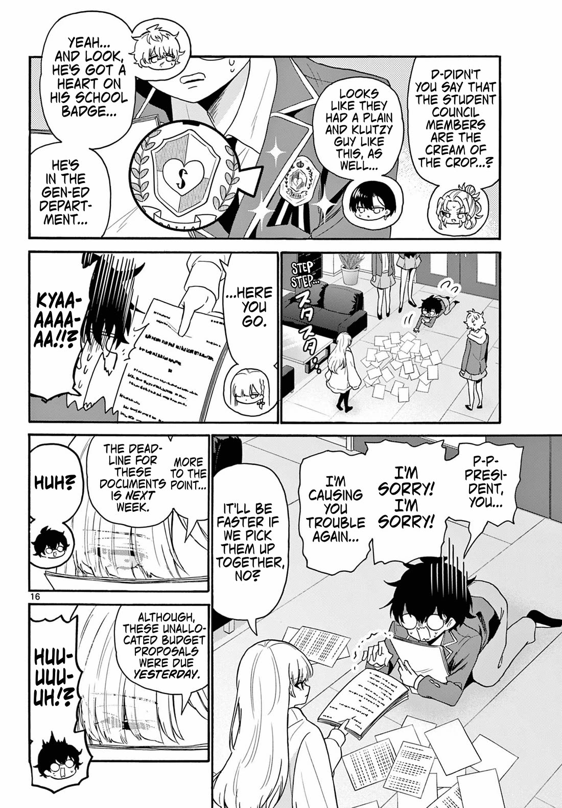 Mikadono Sanshimai wa Angai, Choroi chapter 156 page 16