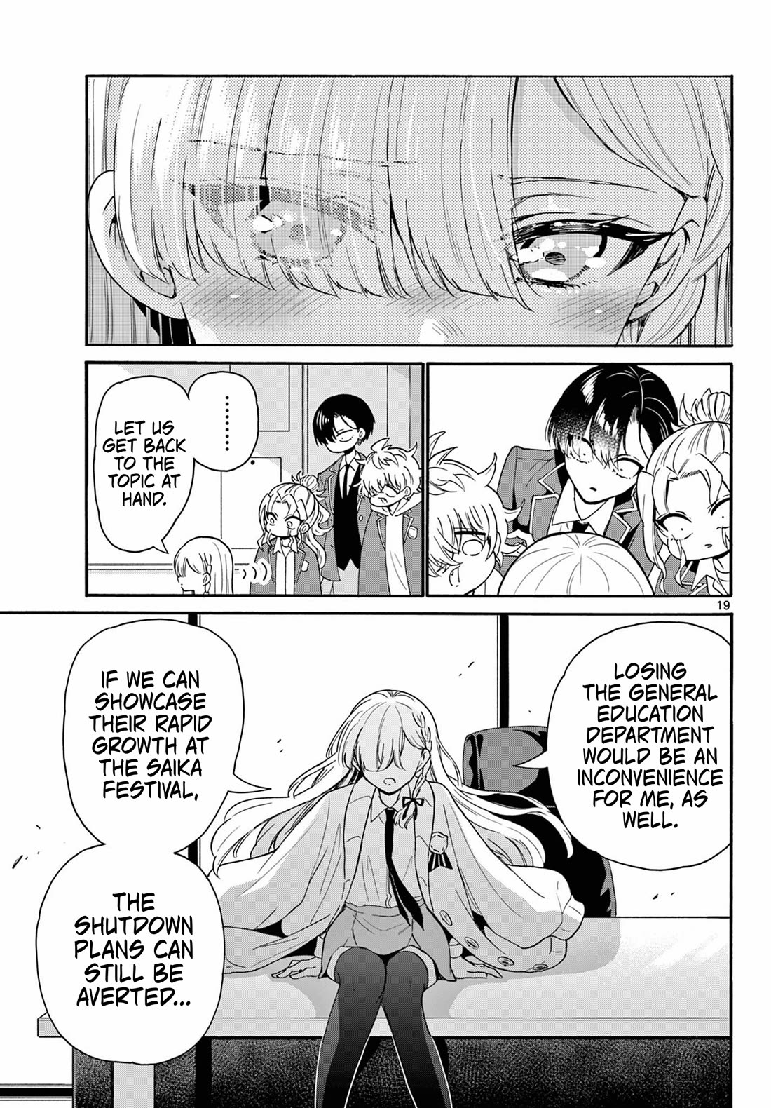 Mikadono Sanshimai wa Angai, Choroi chapter 156 page 19