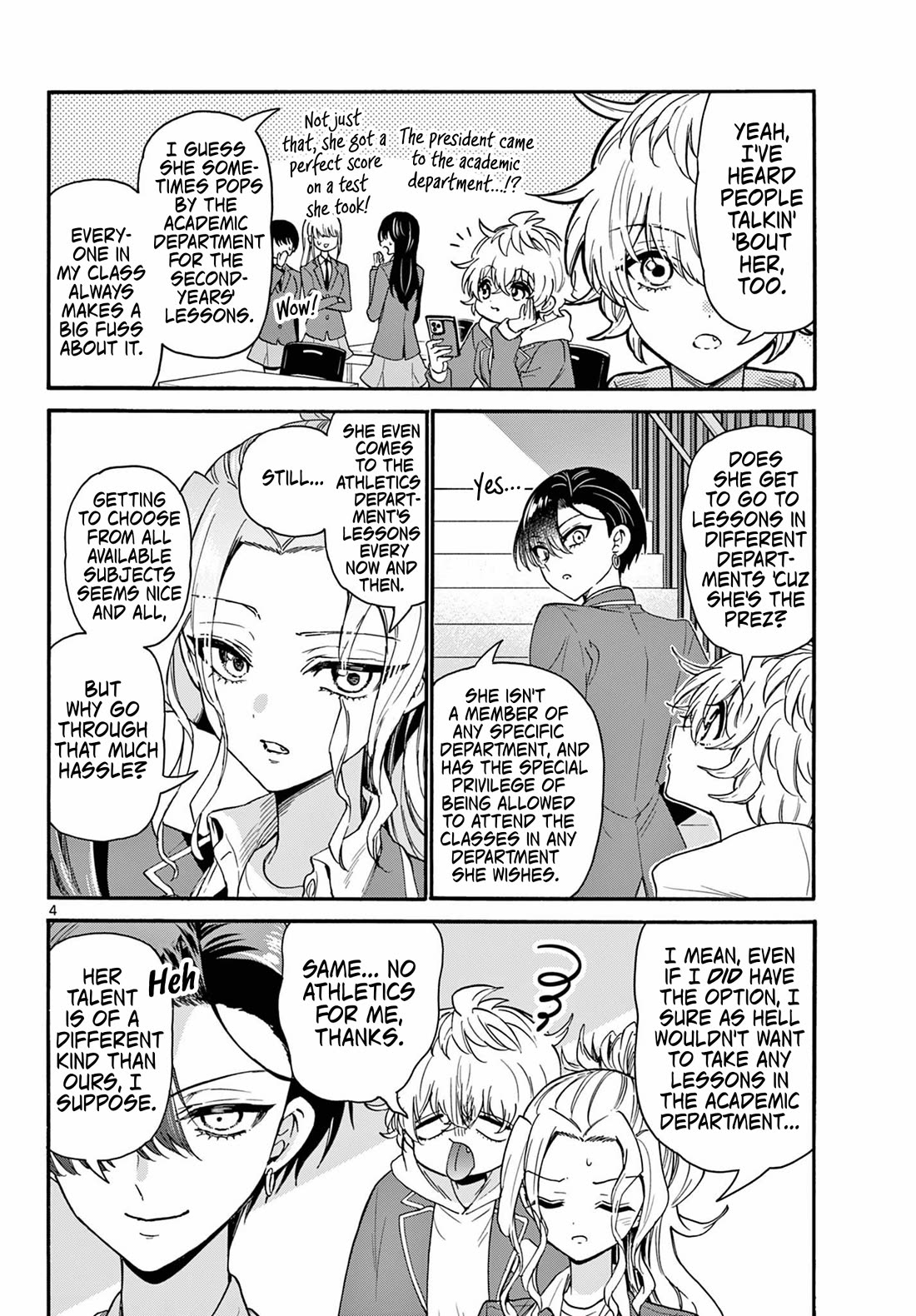 Mikadono Sanshimai wa Angai, Choroi chapter 156 page 4