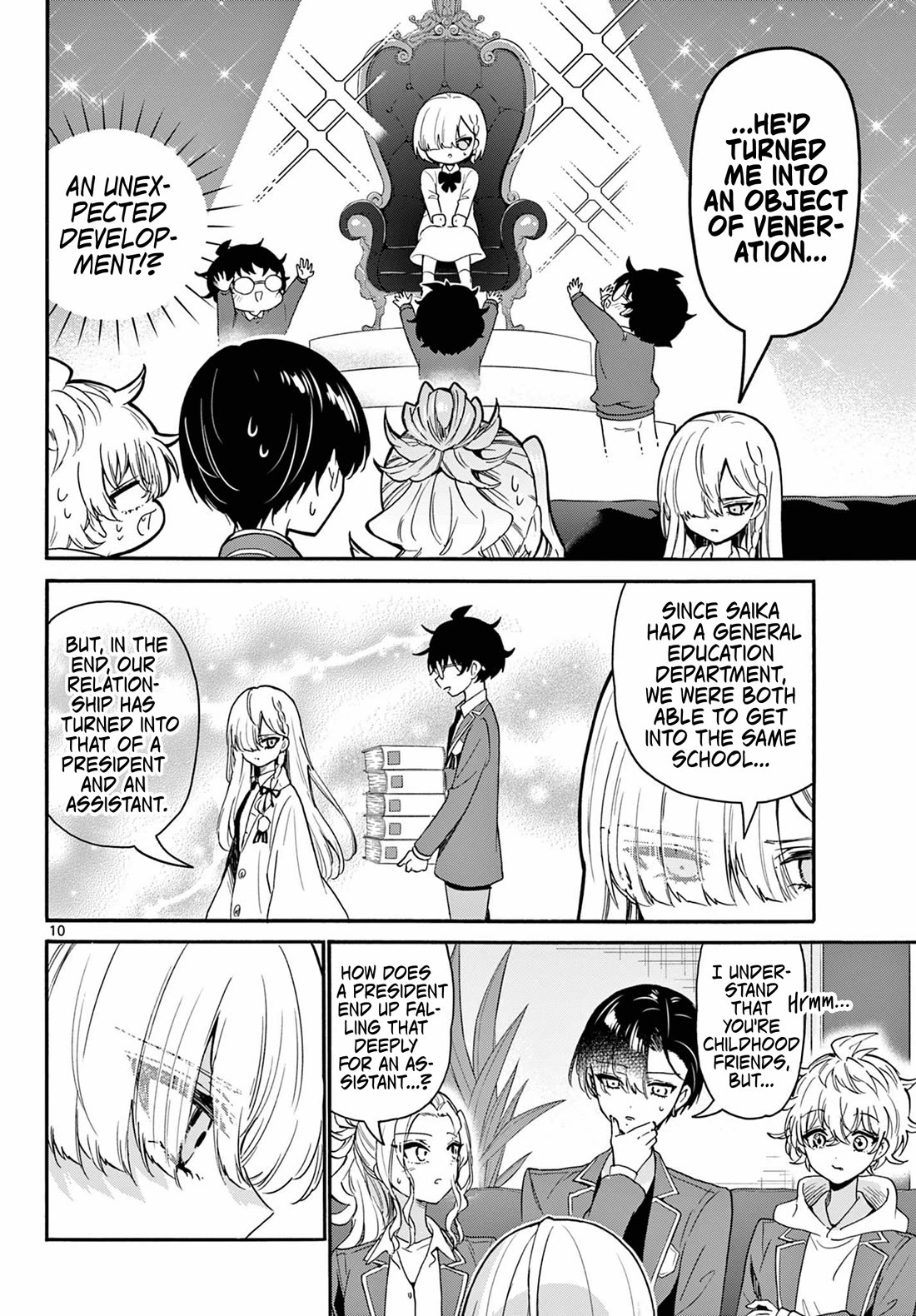 Mikadono Sanshimai wa Angai, Choroi chapter 157 page 10