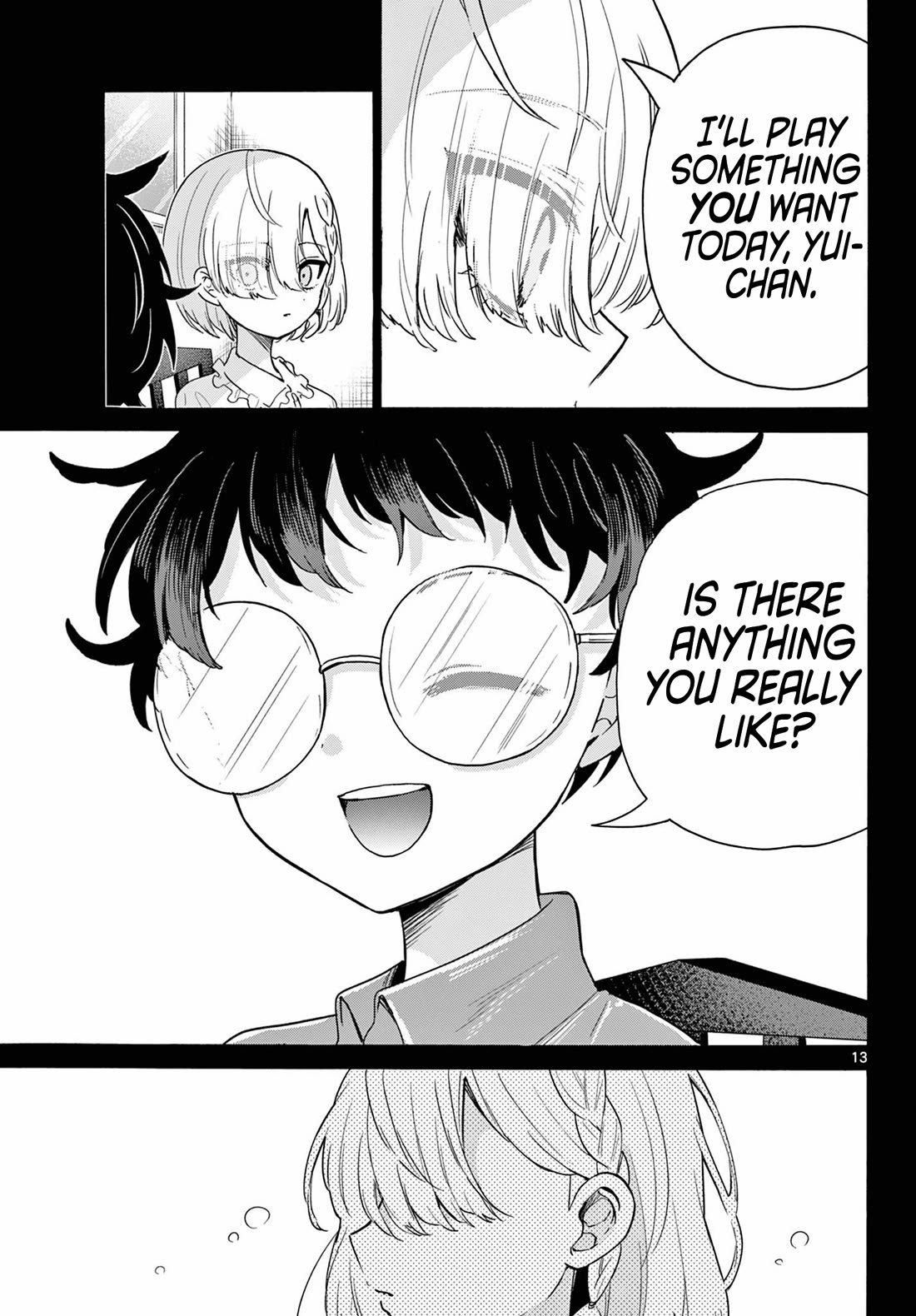 Mikadono Sanshimai wa Angai, Choroi chapter 157 page 13