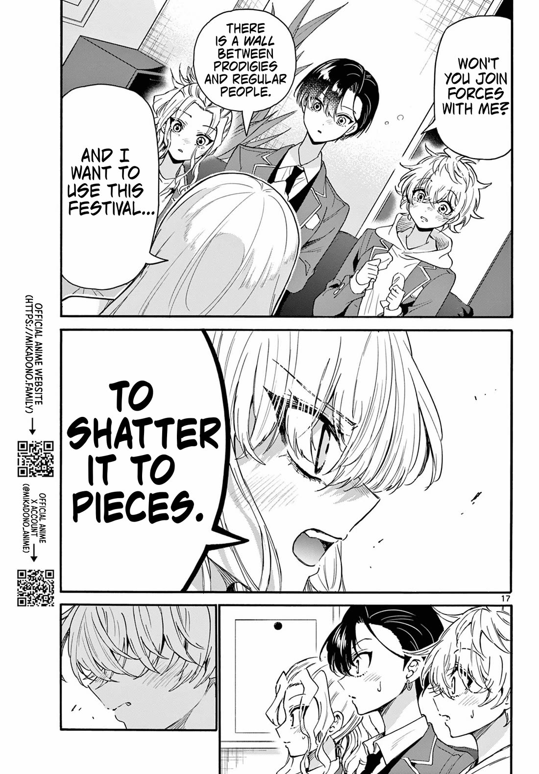 Mikadono Sanshimai wa Angai, Choroi chapter 157 page 17