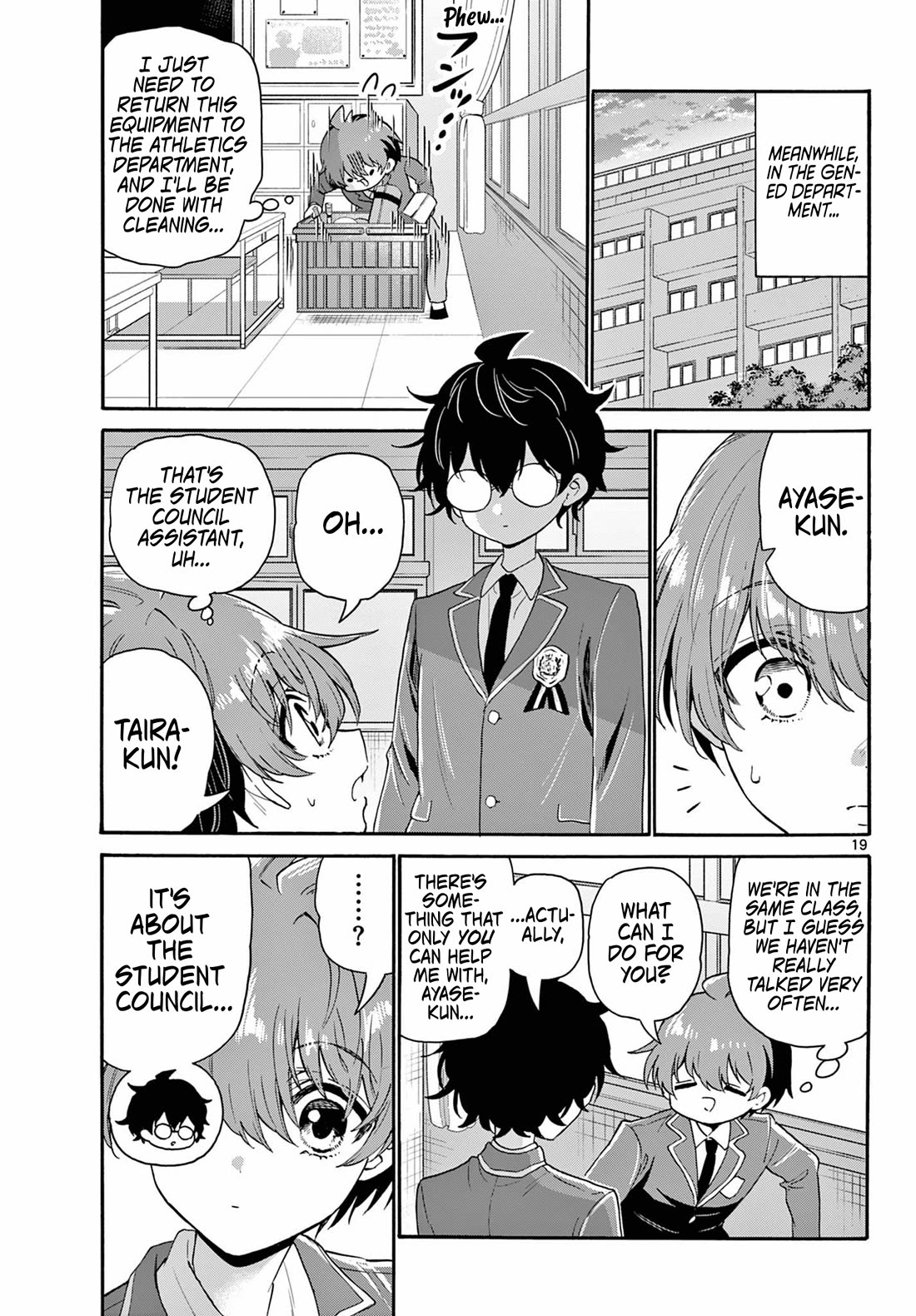 Mikadono Sanshimai wa Angai, Choroi chapter 157 page 19