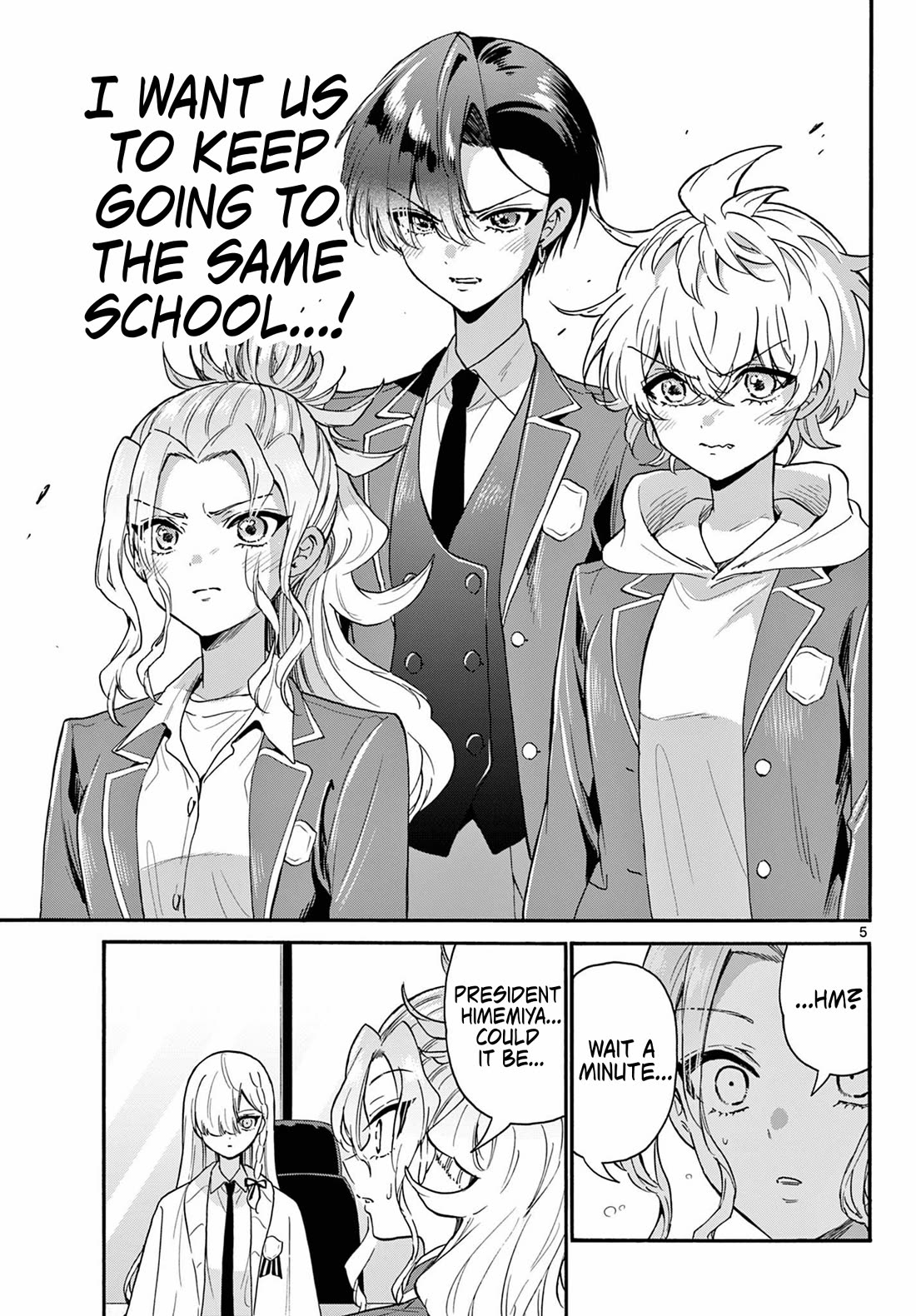 Mikadono Sanshimai wa Angai, Choroi chapter 157 page 5