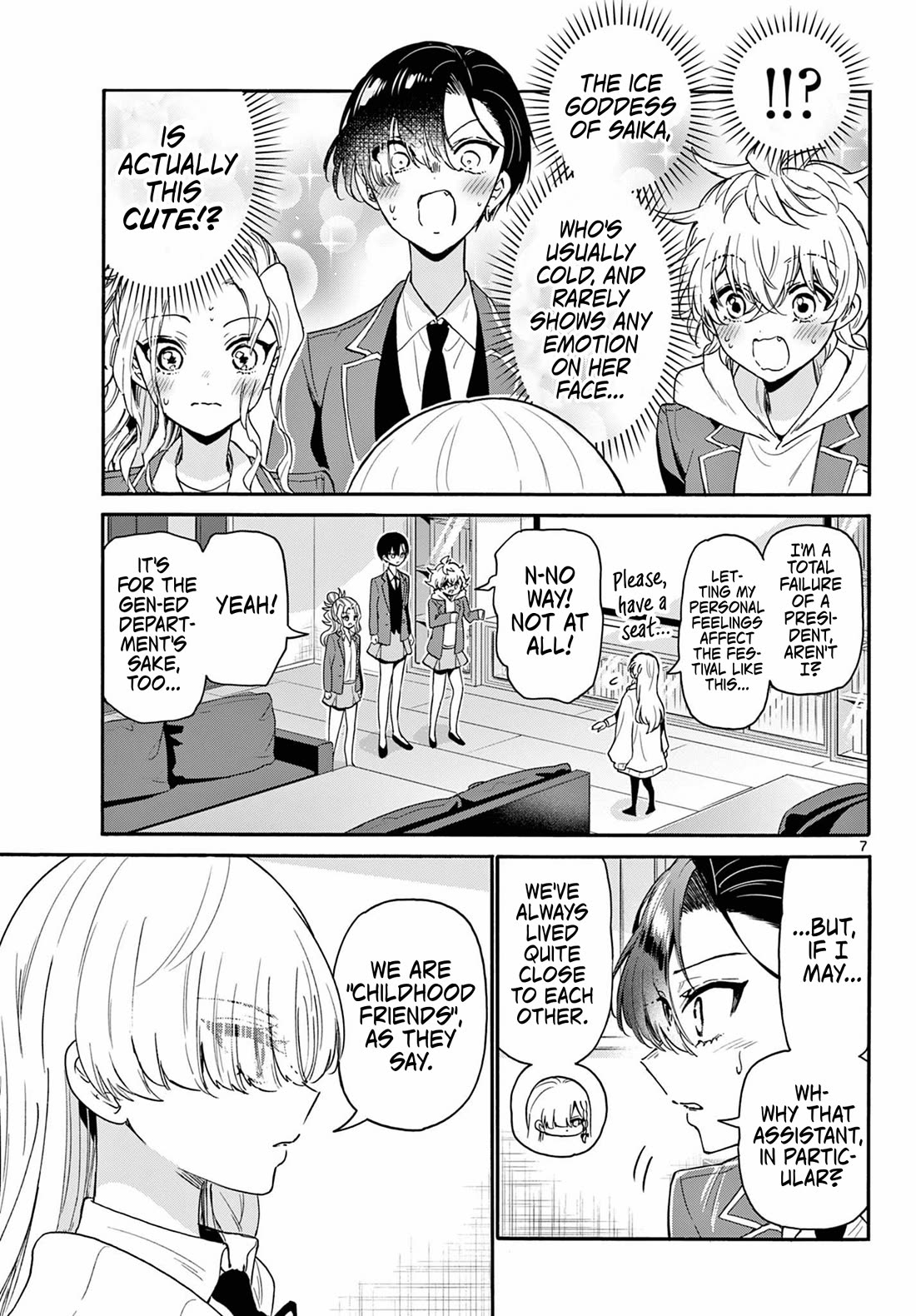 Mikadono Sanshimai wa Angai, Choroi chapter 157 page 7