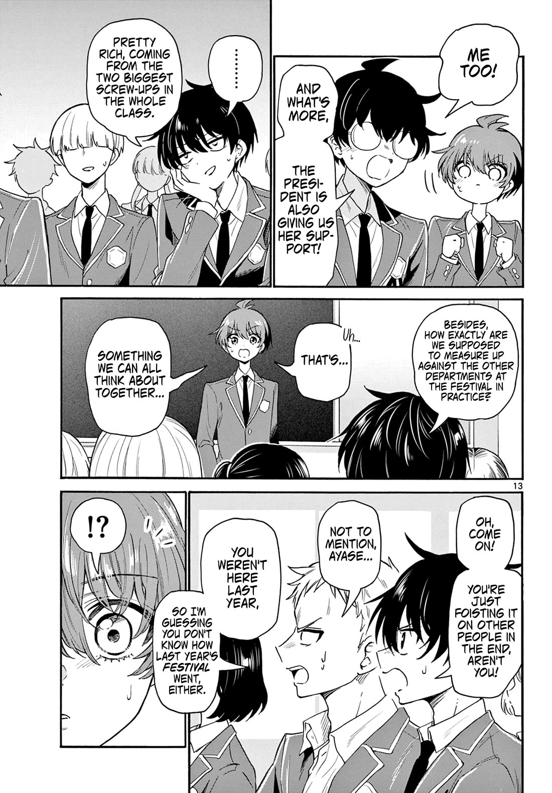 Mikadono Sanshimai wa Angai, Choroi chapter 159 page 13