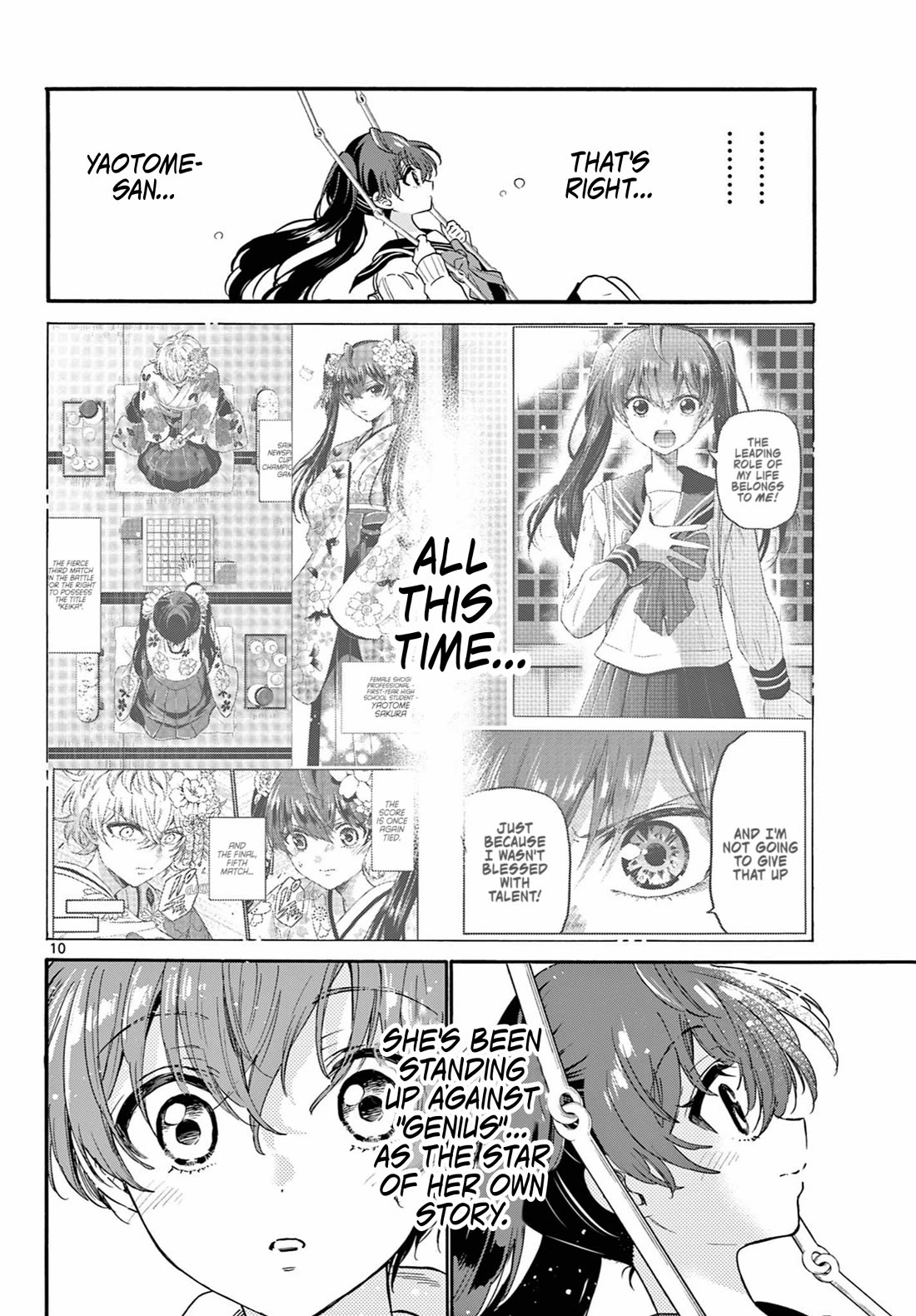 Mikadono Sanshimai wa Angai, Choroi chapter 160 page 10