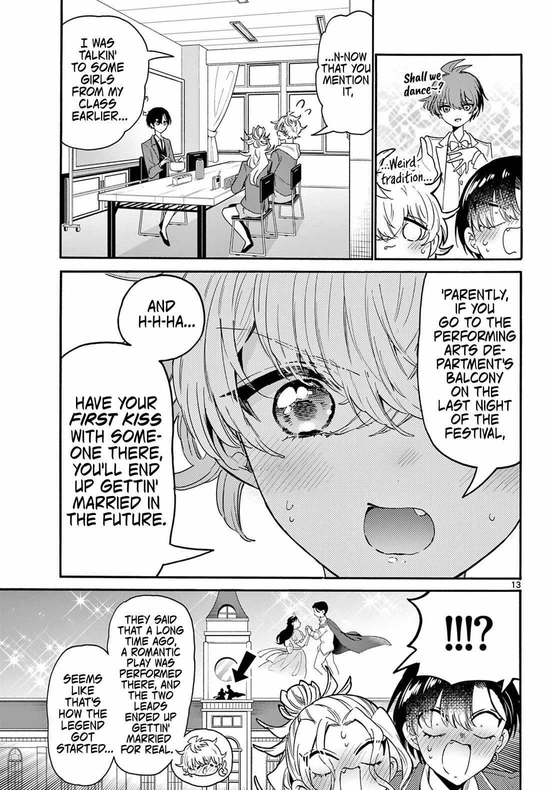 Mikadono Sanshimai wa Angai, Choroi chapter 161 page 13