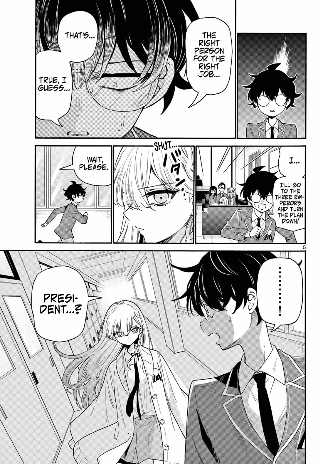 Mikadono Sanshimai wa Angai, Choroi chapter 161 page 5