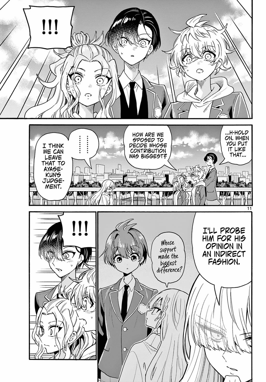 Mikadono Sanshimai wa Angai, Choroi chapter 162 page 11