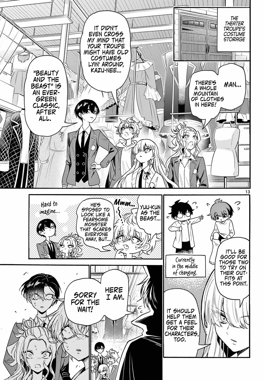 Mikadono Sanshimai wa Angai, Choroi chapter 163 page 13