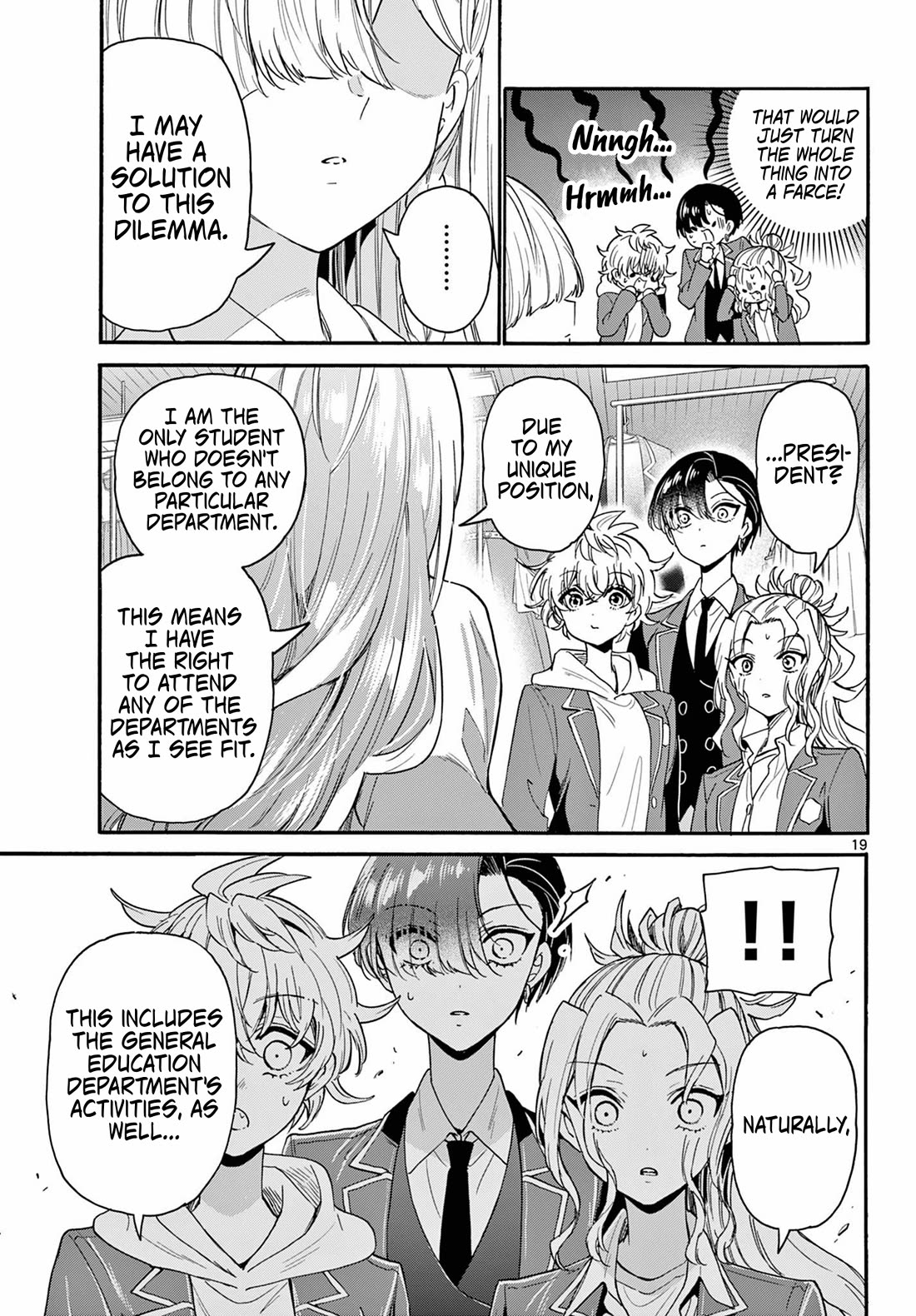 Mikadono Sanshimai wa Angai, Choroi chapter 163 page 19