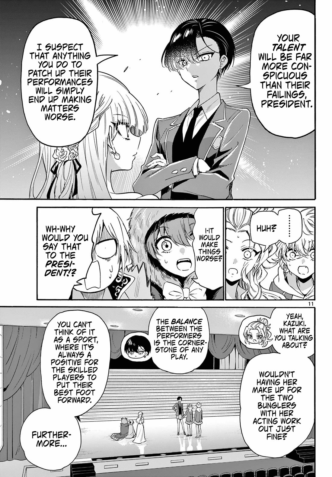 Mikadono Sanshimai wa Angai, Choroi chapter 164 page 10